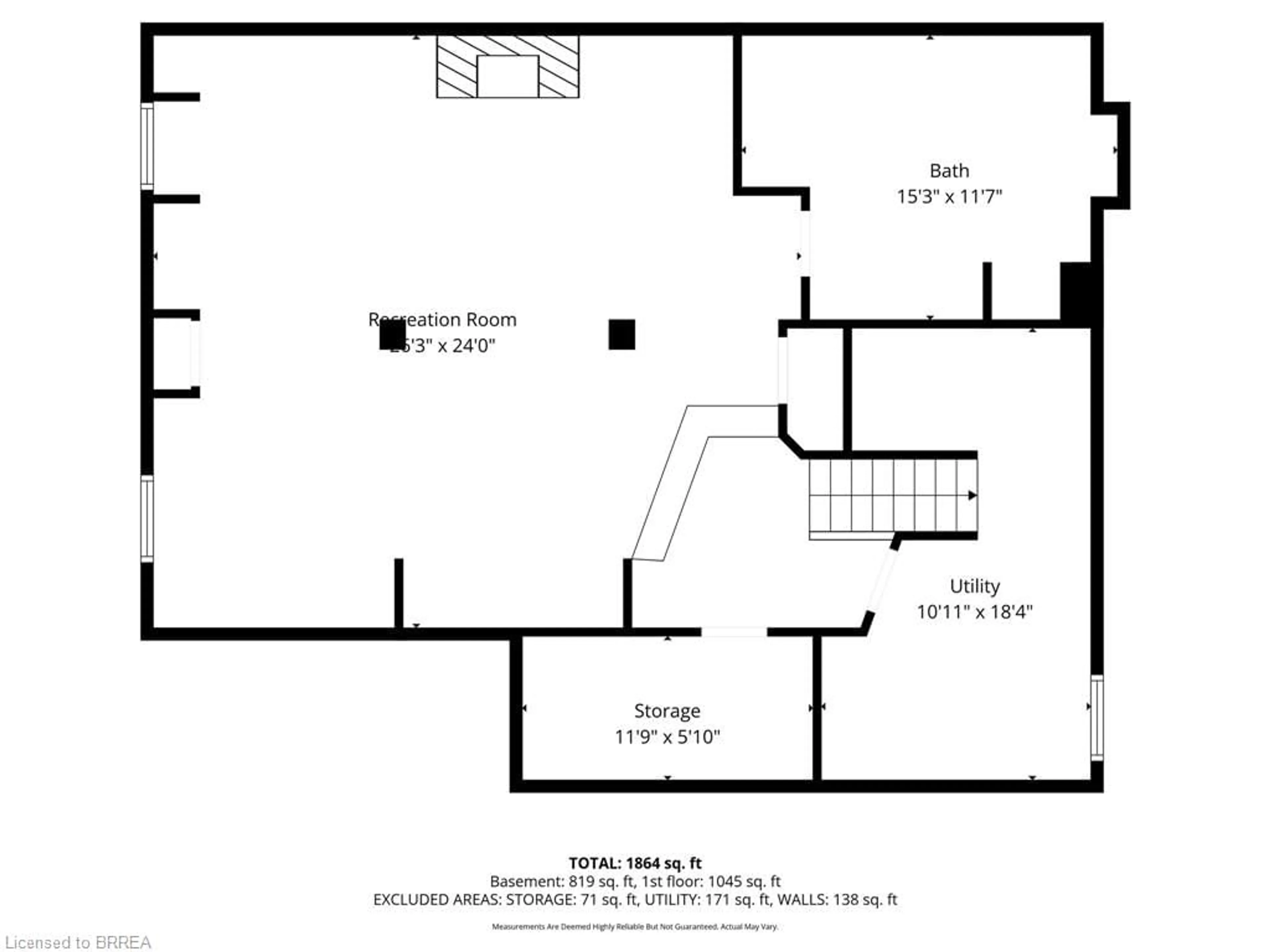 Floor plan for 9 Elizabeth St, St. George Ontario N0E 1N0