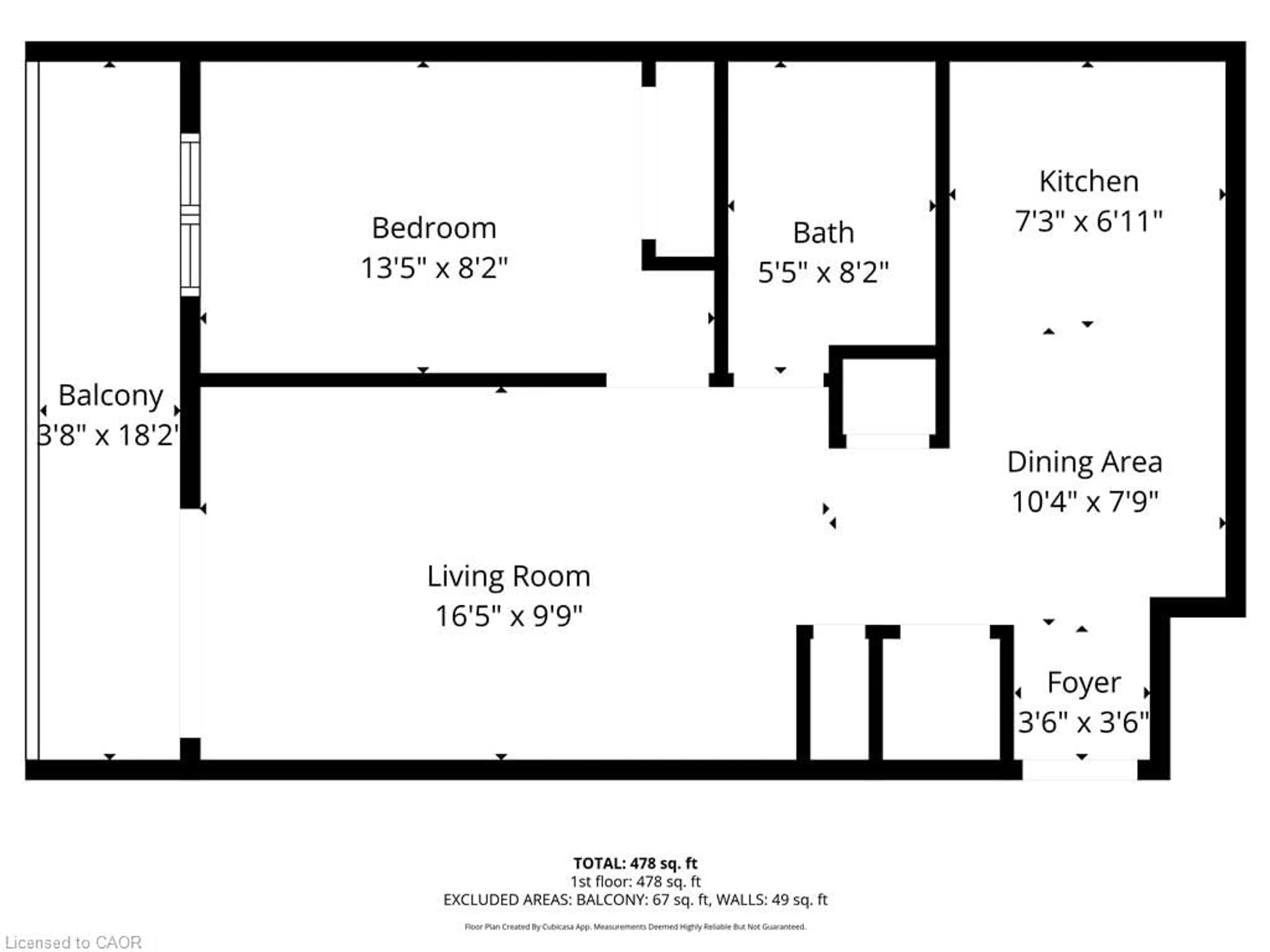Floor plan for 30 Summit Ave #401, Hamilton Ontario L8V 2R8