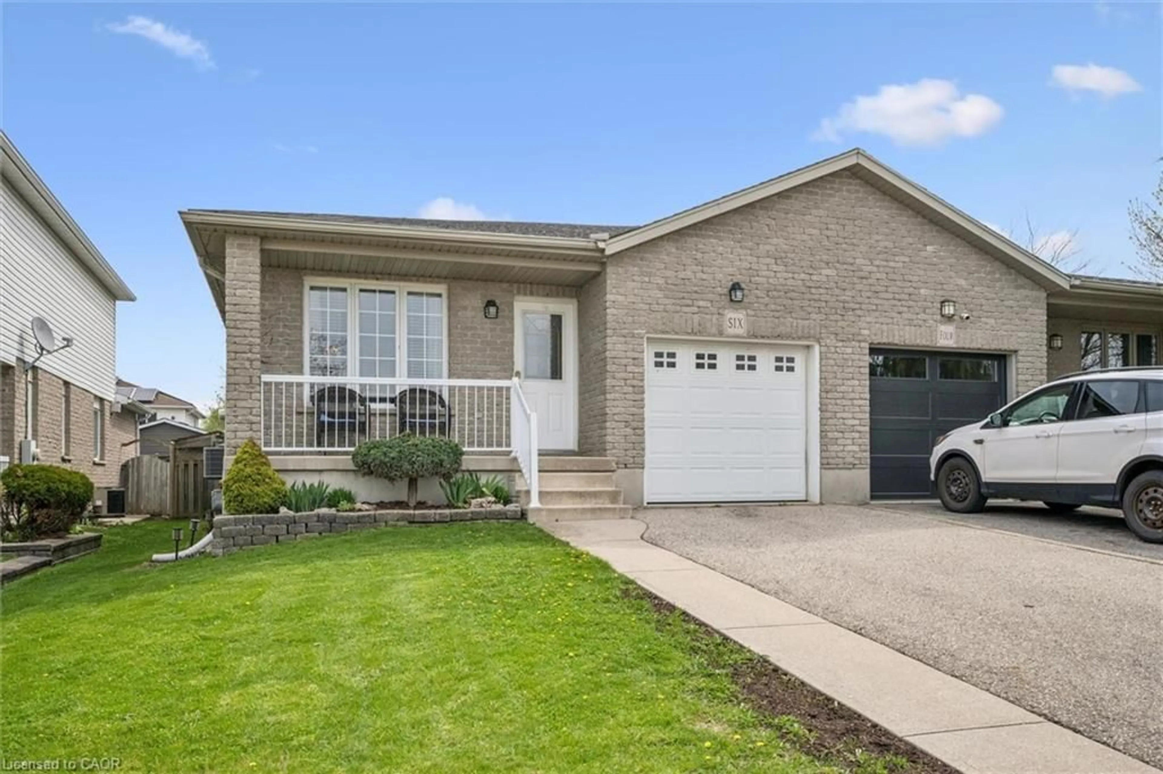 Home with brick exterior material, street for 6 Mosser Dr #64, Cambridge Ontario N1P 1H9