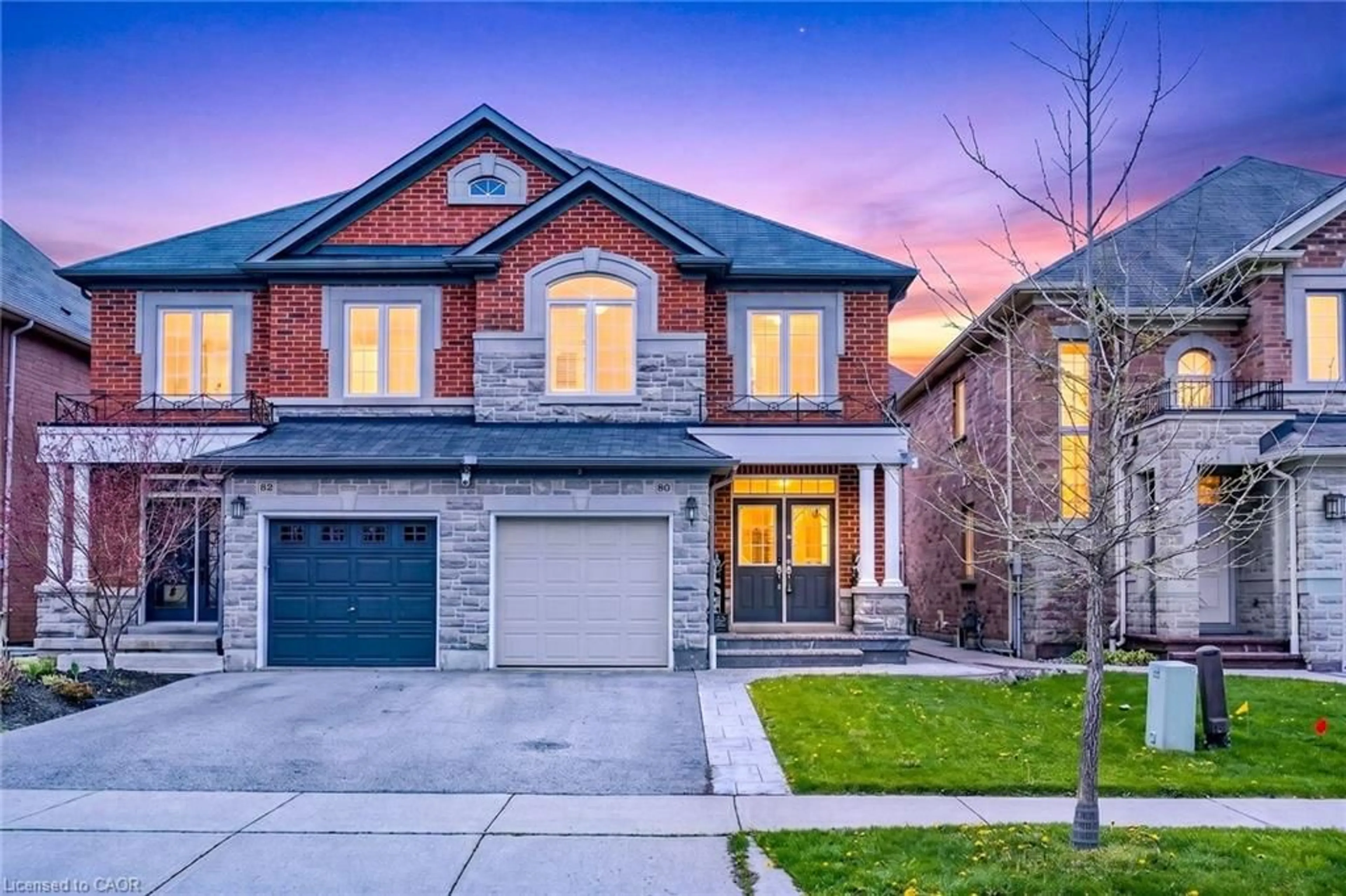 Home with brick exterior material, street for 80 Summerberry Way, Hamilton Ontario L9B 0G1