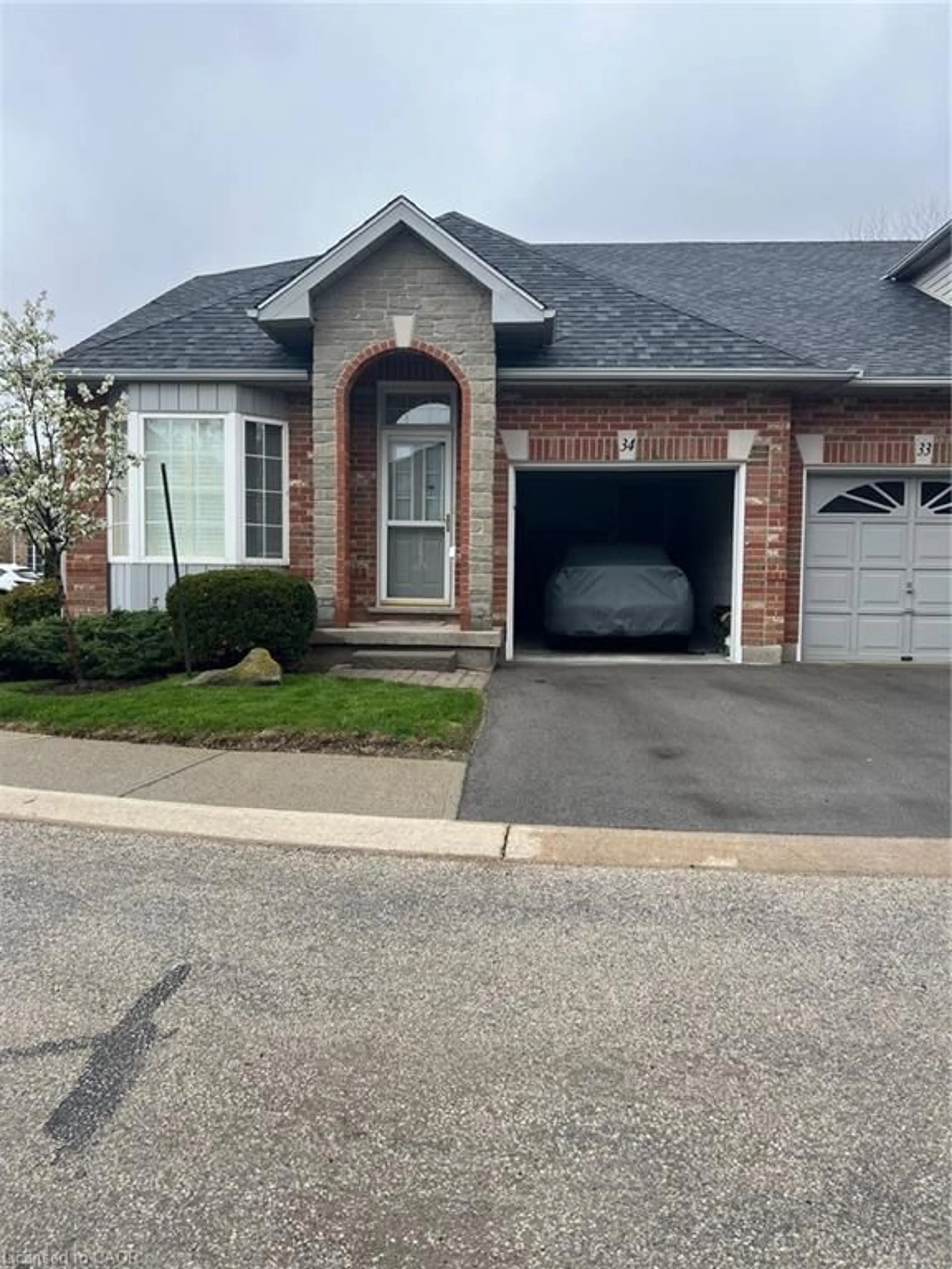 Home with brick exterior material, street for 47 Main St #34, Waterdown Ontario L0R 2H0