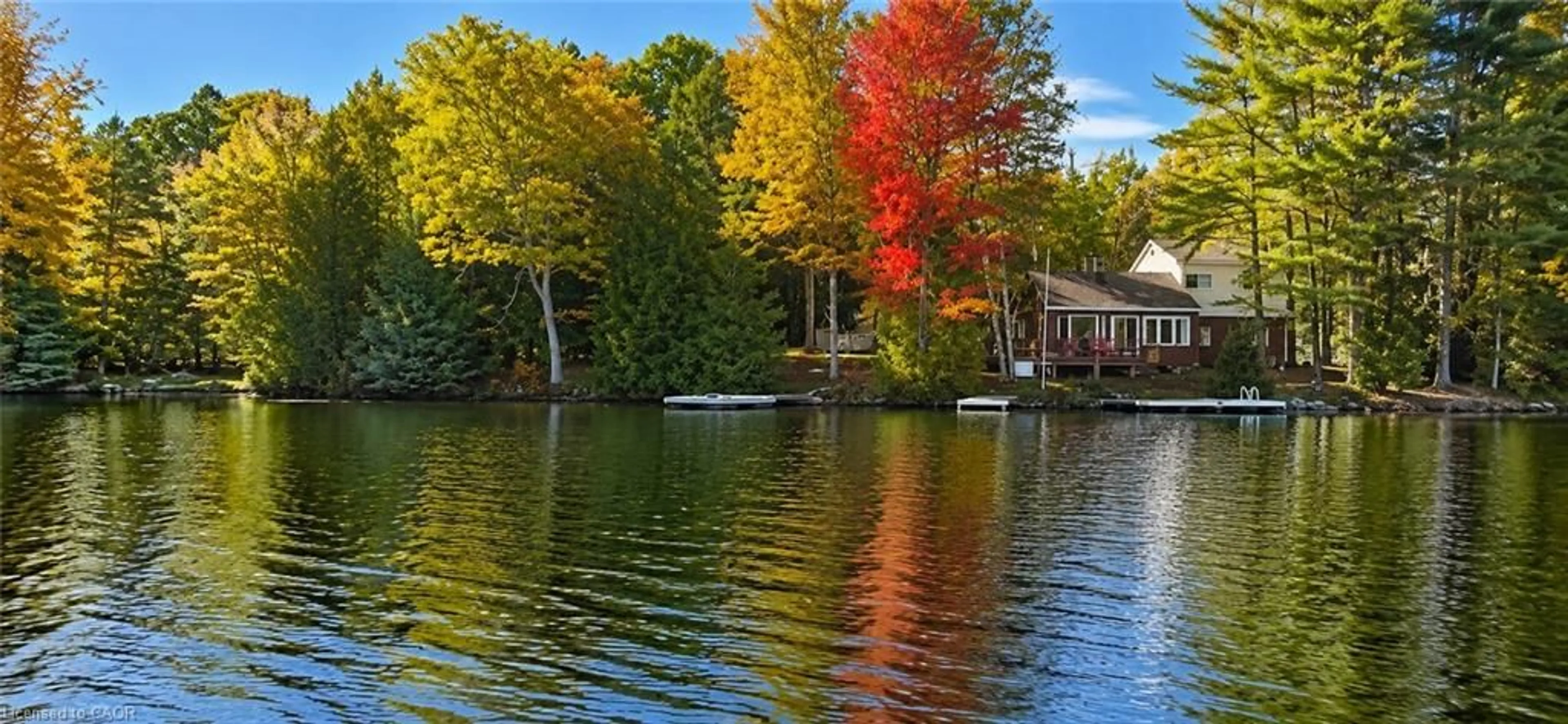 Patio, water/lake/river/ocean view for 216 Smooth Rock Rd, Port Severn Ontario L0K 1S0