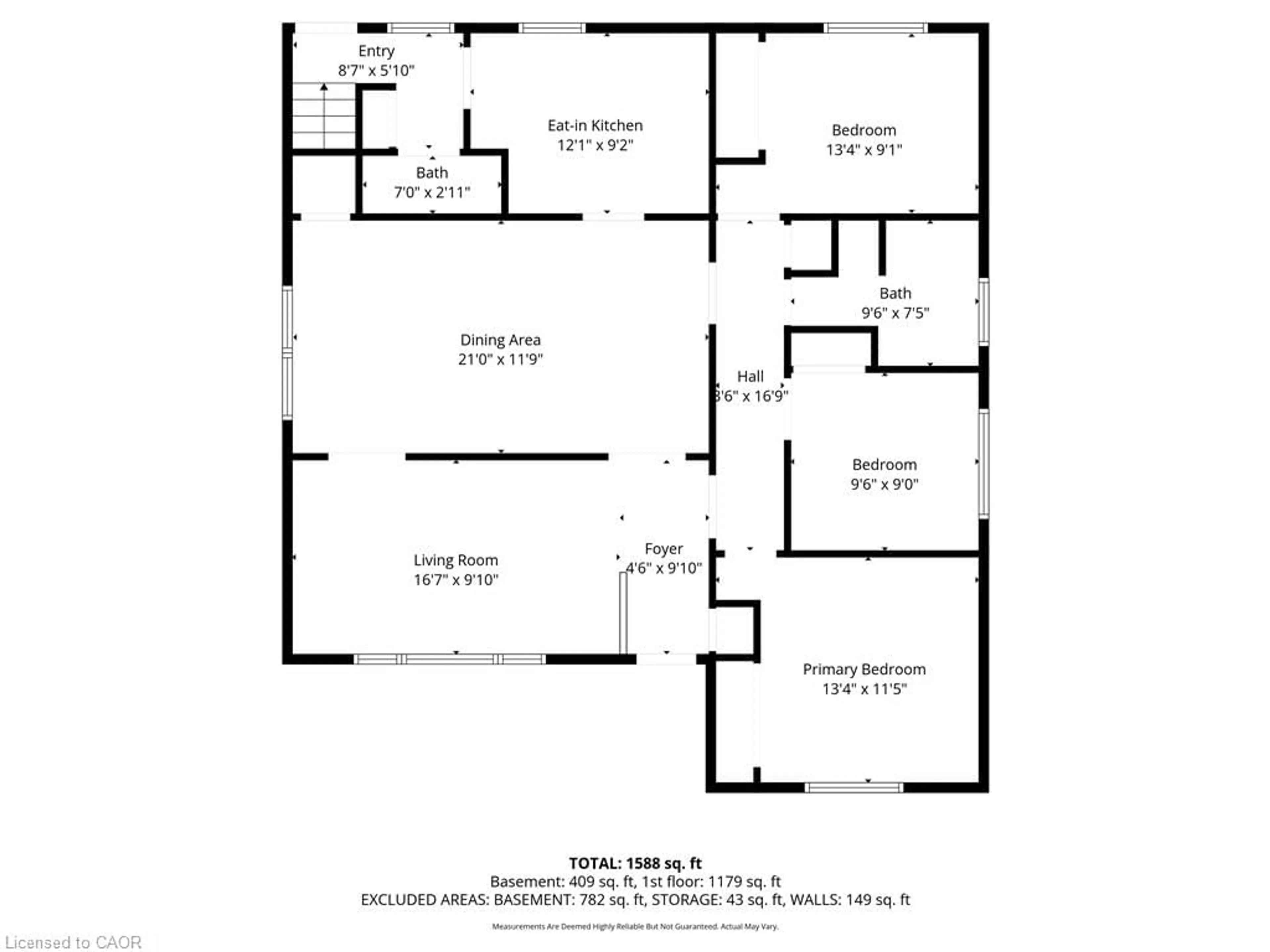 Floor plan for 127 King St, Hagersville Ontario N0A 1H0