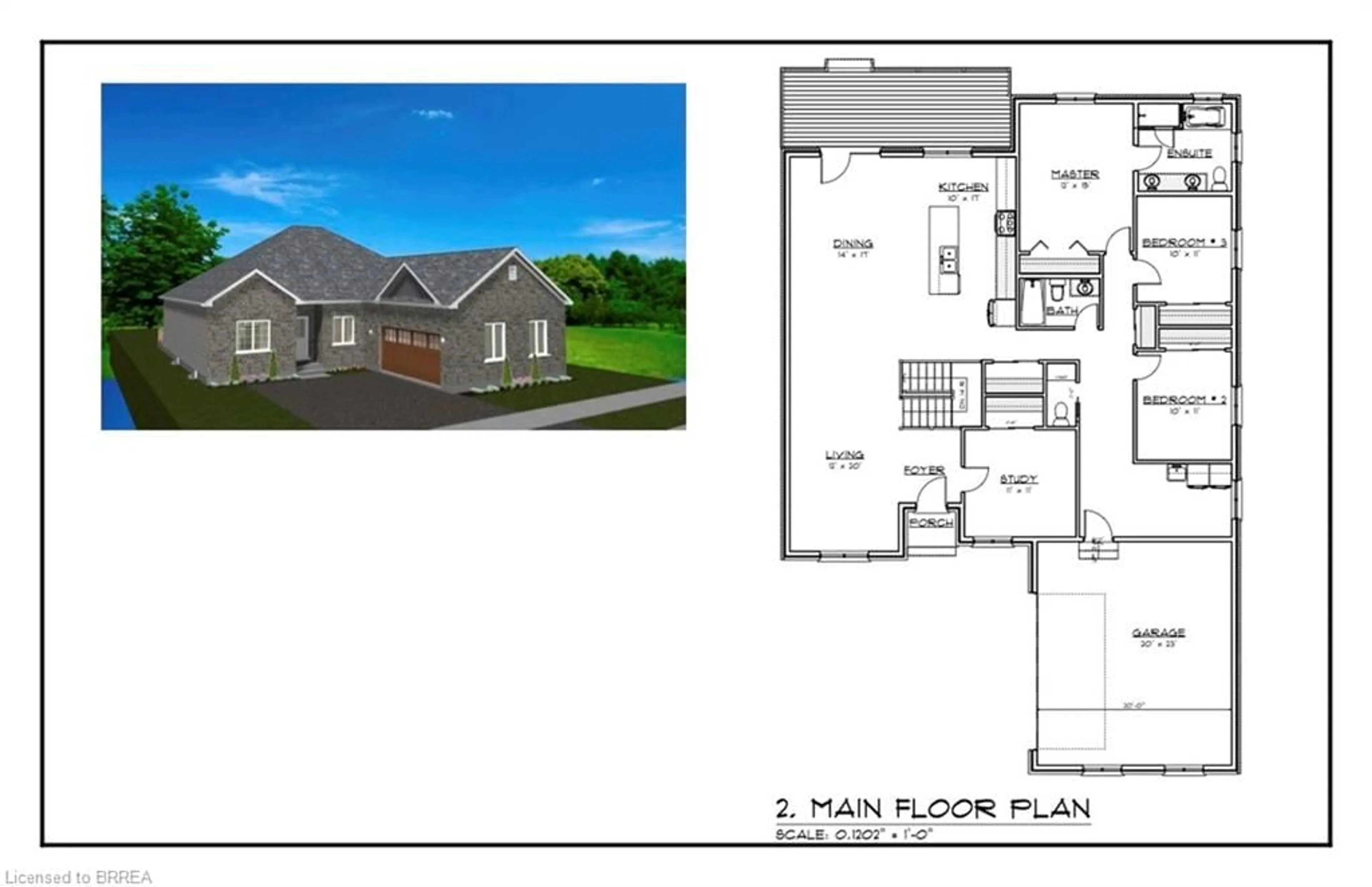 Floor plan for 729-B Mount Pleasant Rd, Mount Pleasant Ontario N0E 1K0