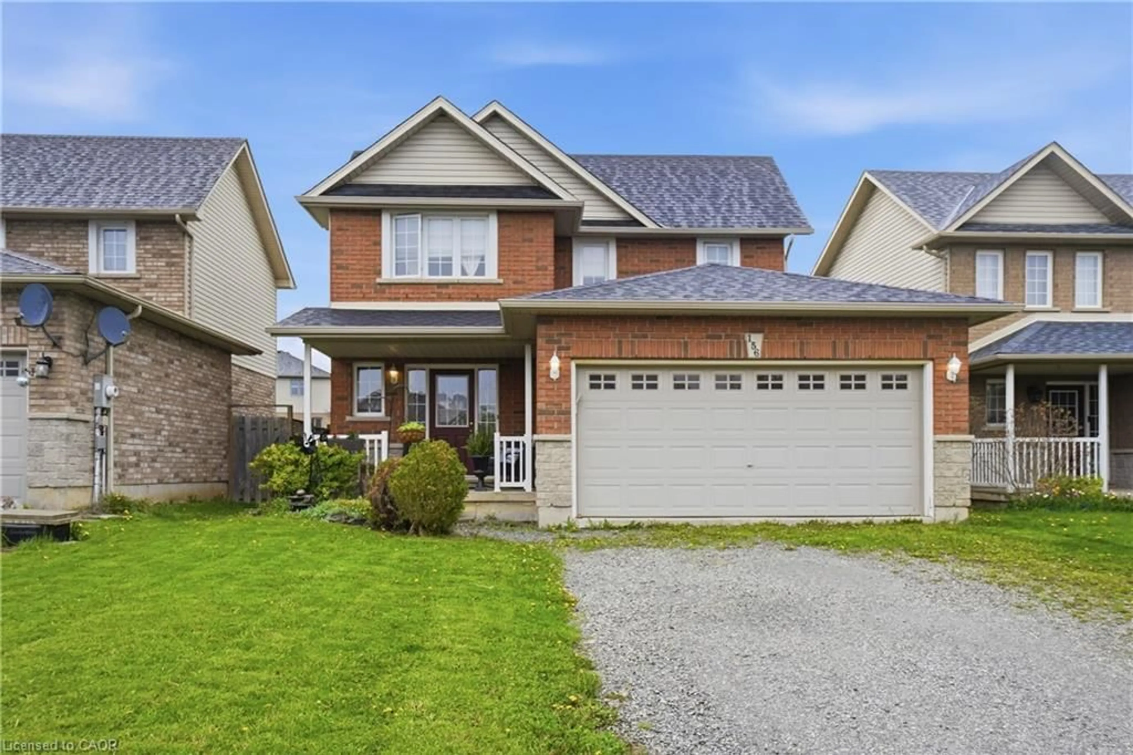 Home with brick exterior material, street for 156 Provident Way, Hamilton Ontario L0R 1W0