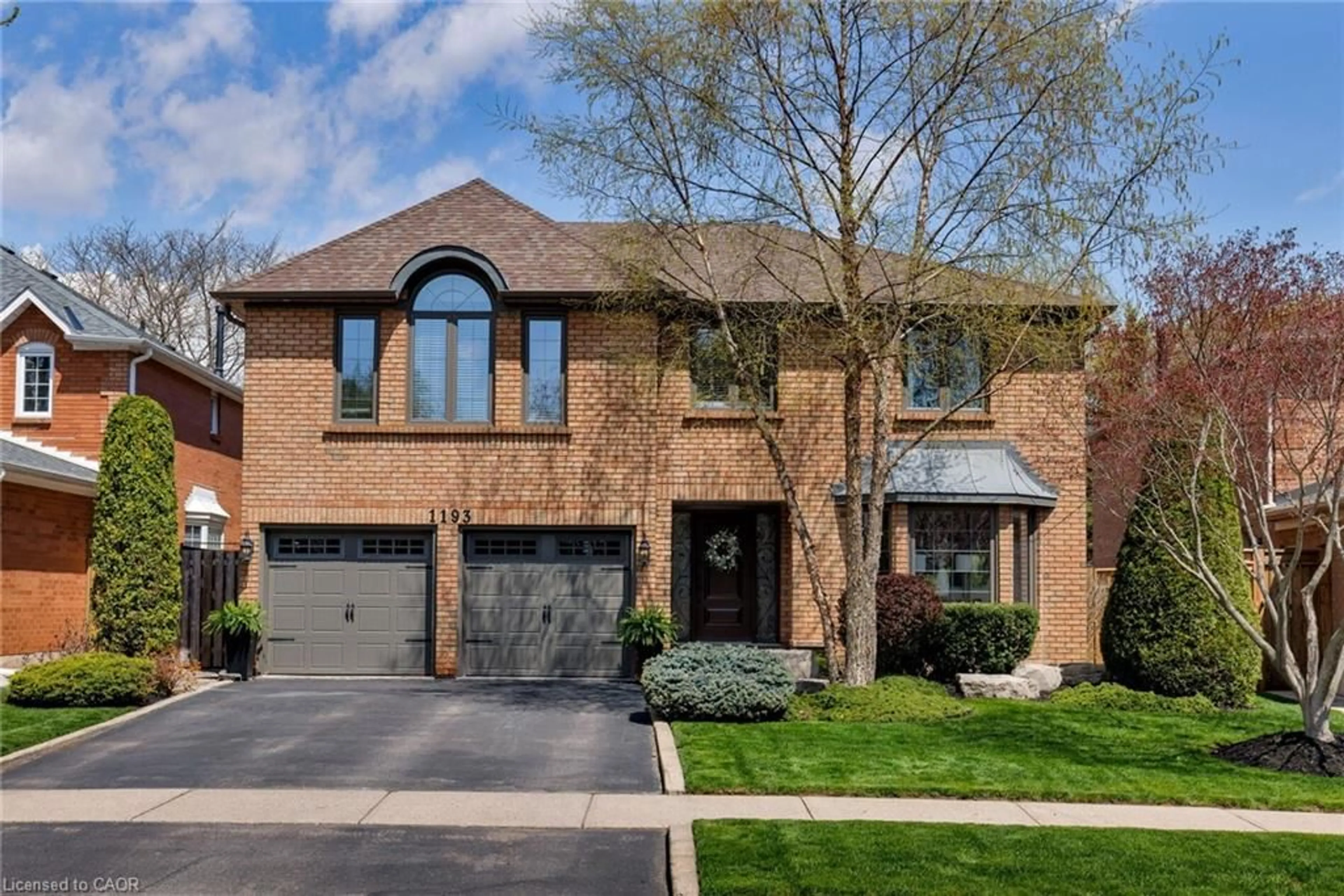 Home with brick exterior material, street for 1193 Bowman Dr, Oakville Ontario L6M 2T3