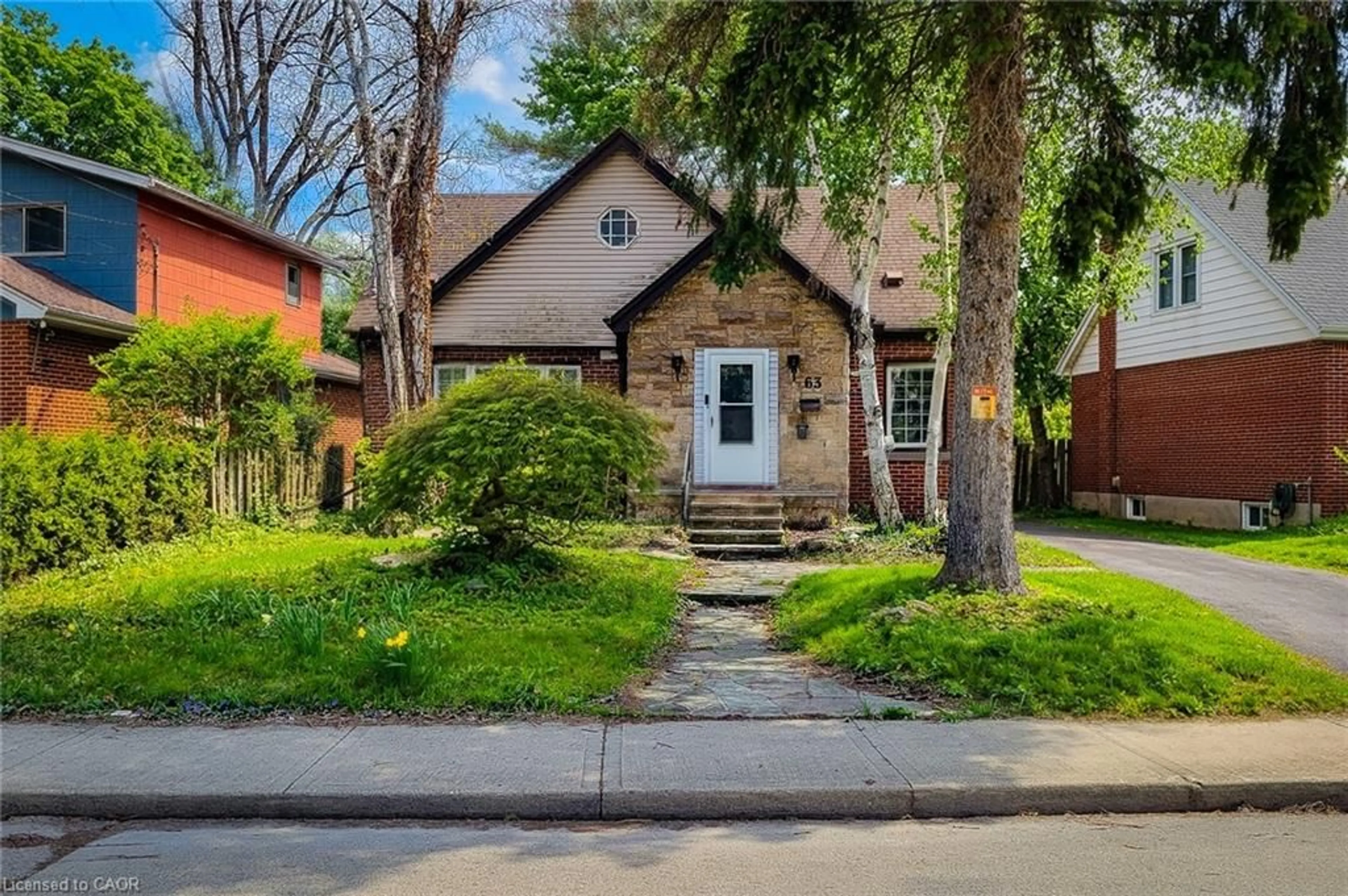 Home with brick exterior material, street for 63 Binkley Cres, Hamilton Ontario L8S 3K8