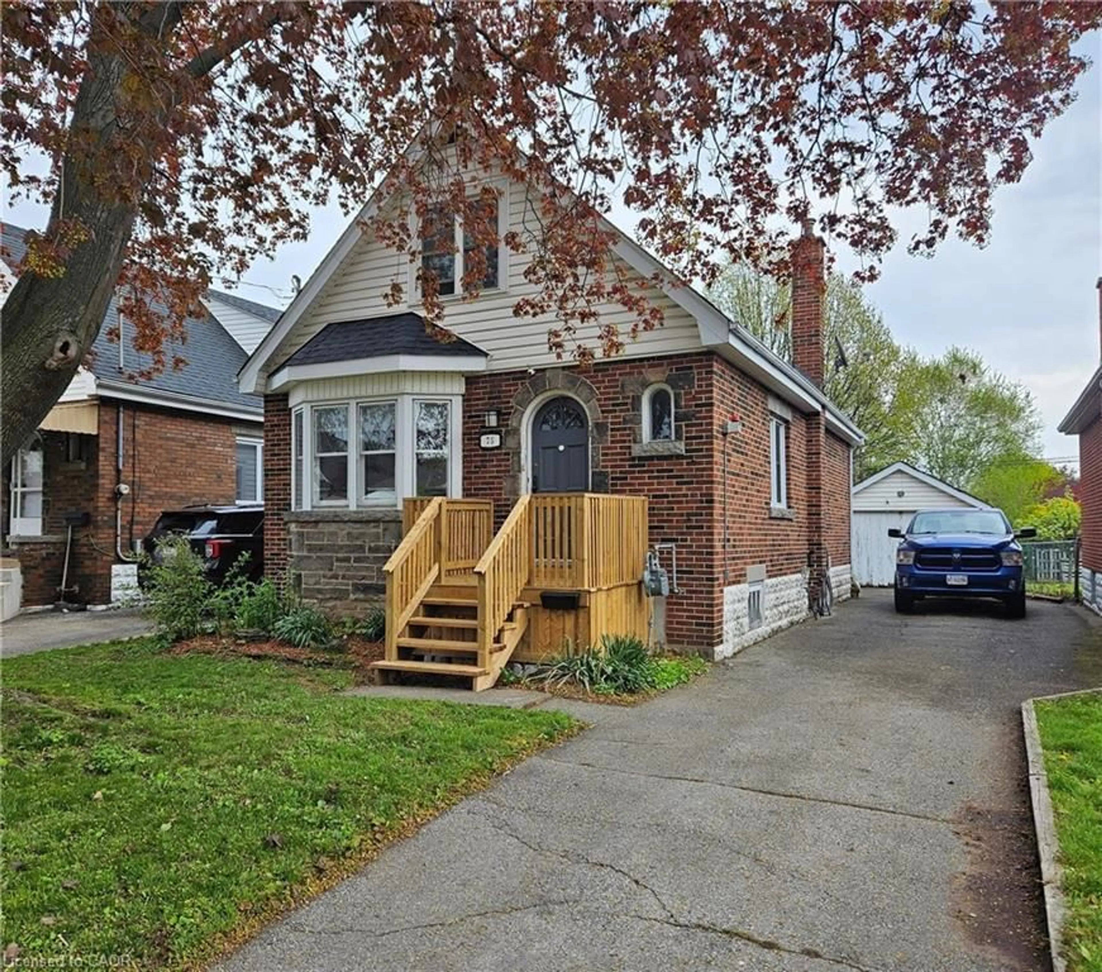 Home with brick exterior material, street for 75 Barons Ave, Hamilton Ontario L8K 2Y4