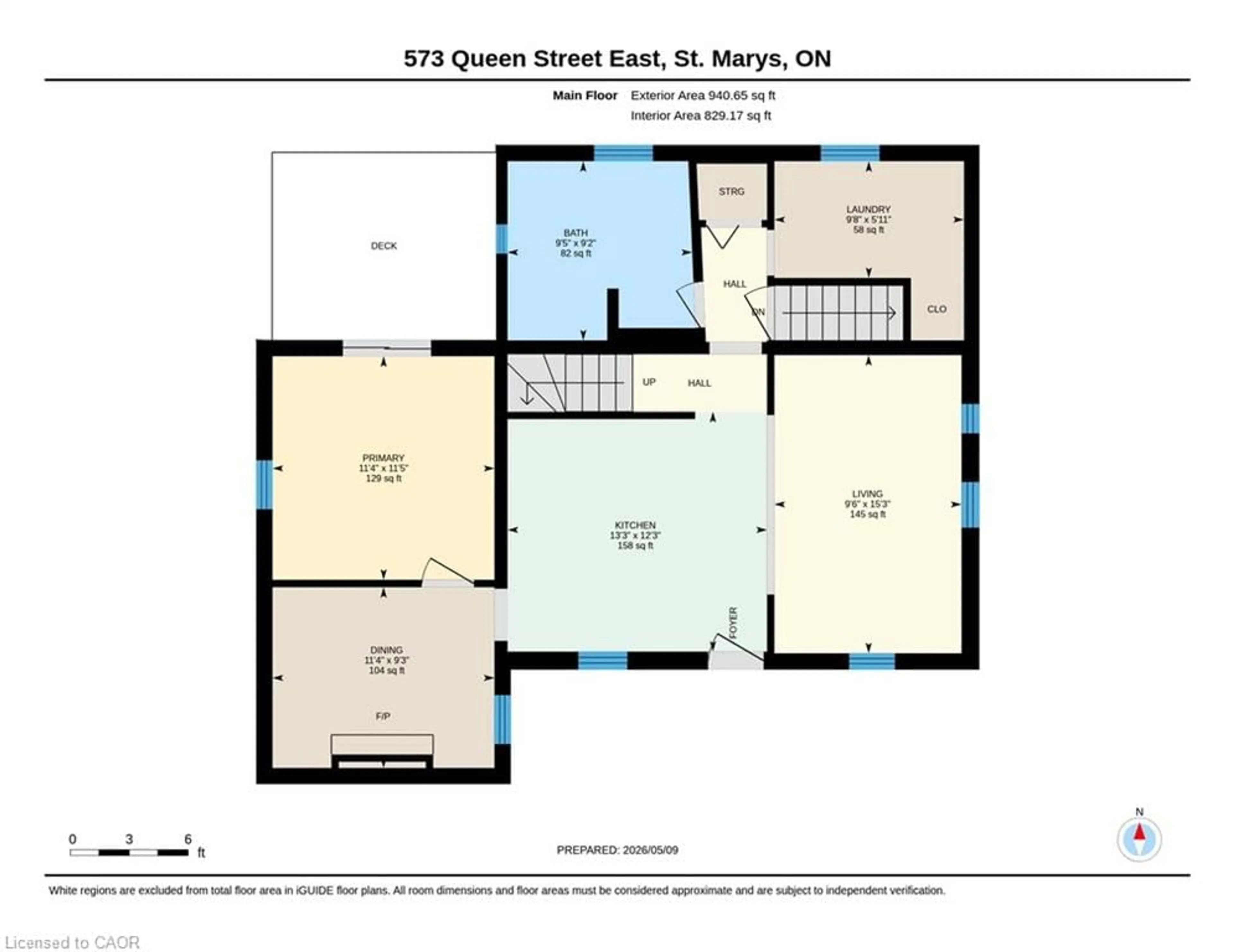Floor plan for 573 Queen St E, St. Marys Ontario N4X 1B1