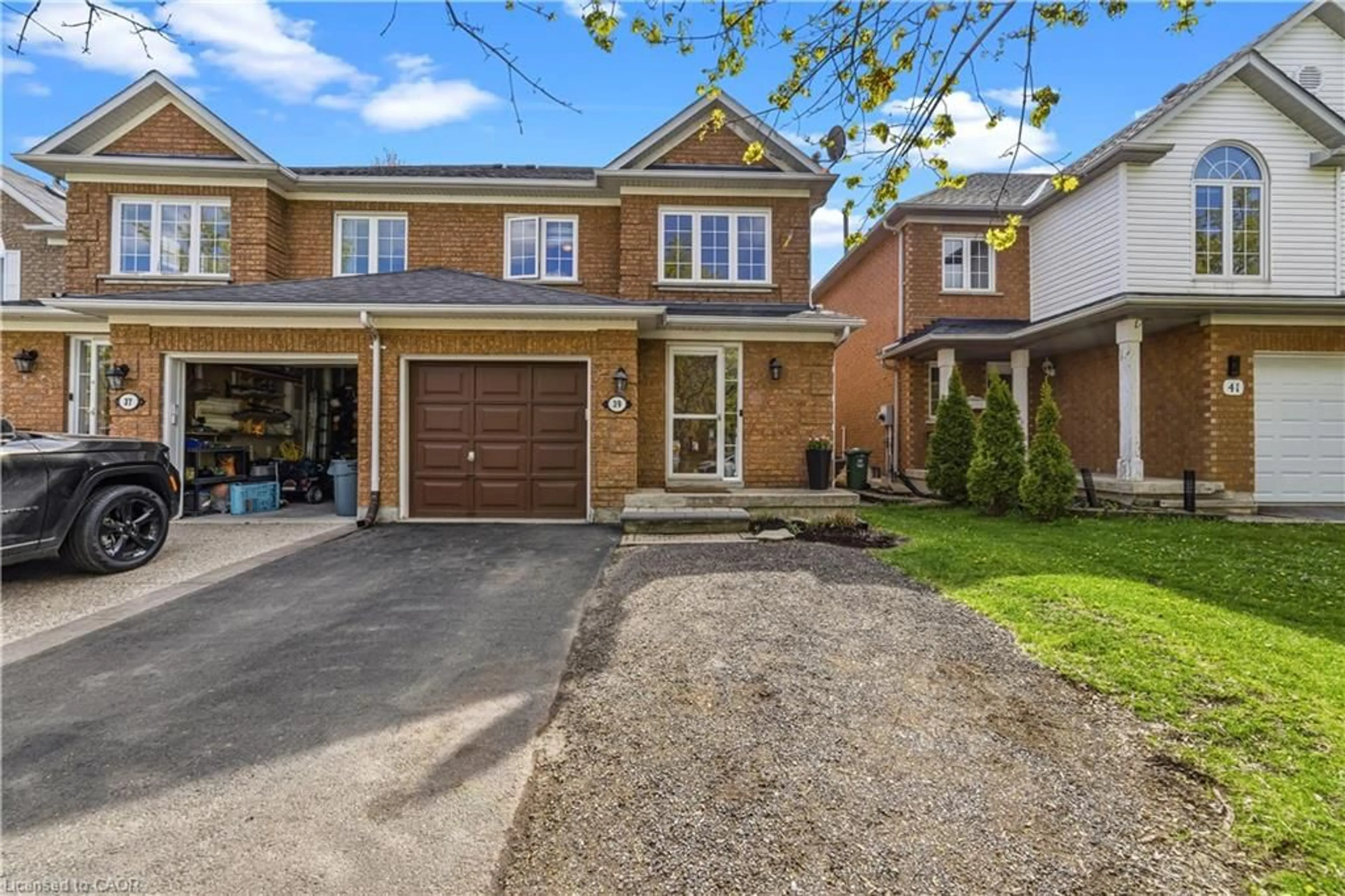 Home with brick exterior material, street for 39 Harnesworth Cres, Hamilton Ontario L0R 2H6