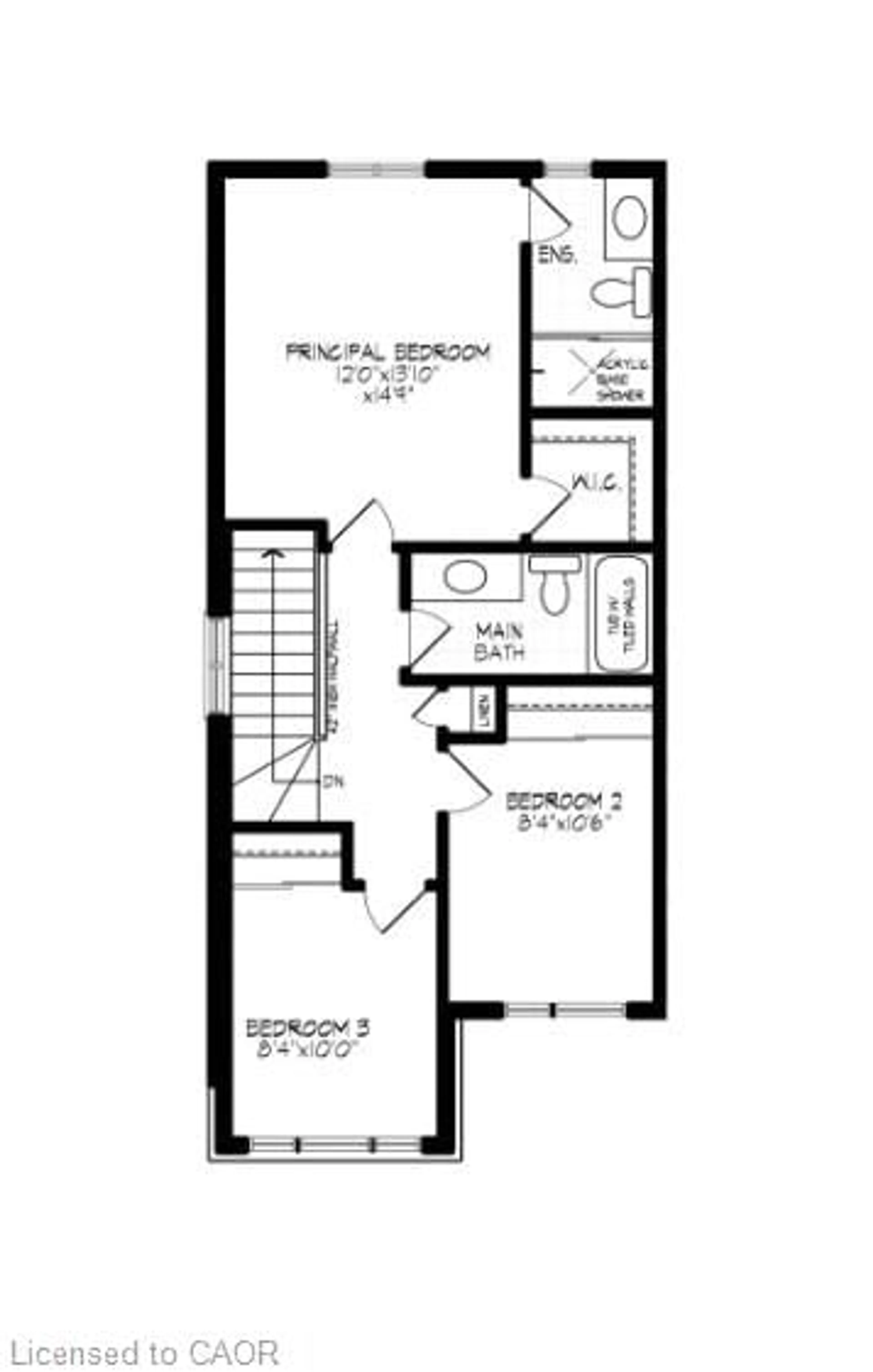 Floor plan for LOT I52 Blair Valley St, Kitchener Ontario N2P 0K7