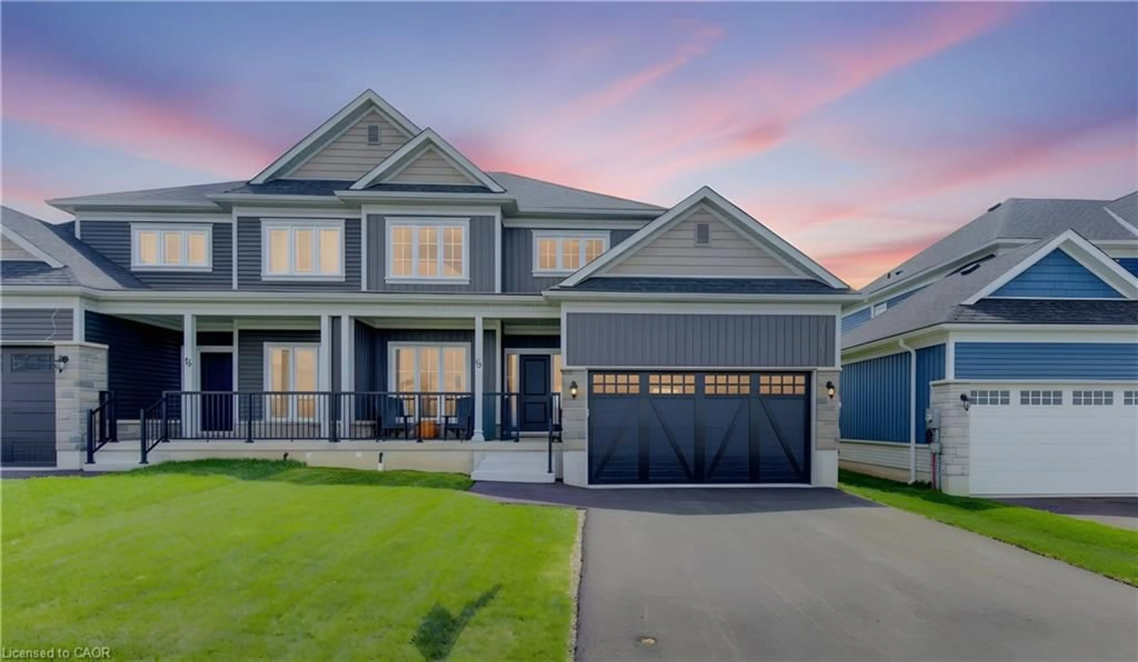 Home with vinyl exterior material, street for 19 Hilborn St, Plattsville Ontario N0J 1S0