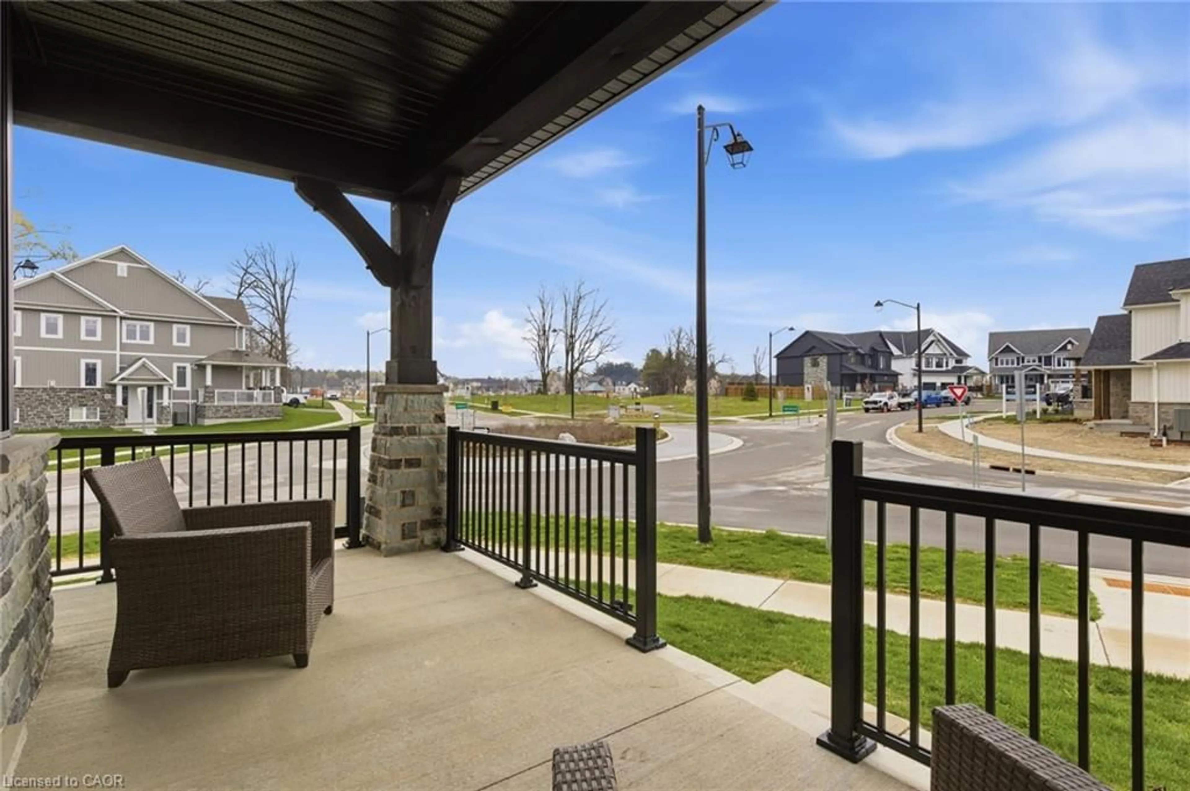 Patio, water/lake/river/ocean view for 162 Harrison St, Elora Ontario N0B 1S0