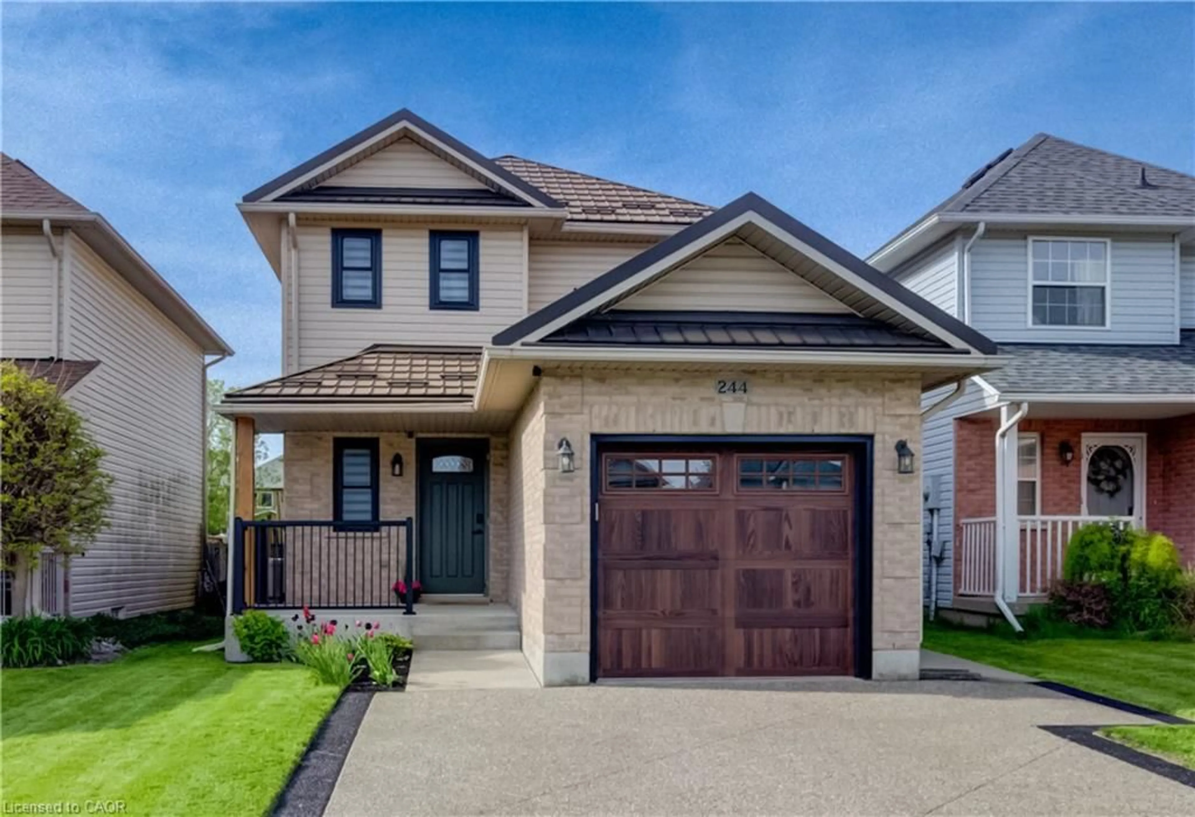 Home with brick exterior material, street for 244 Hilltop Dr, Ayr Ontario N0B 1E0