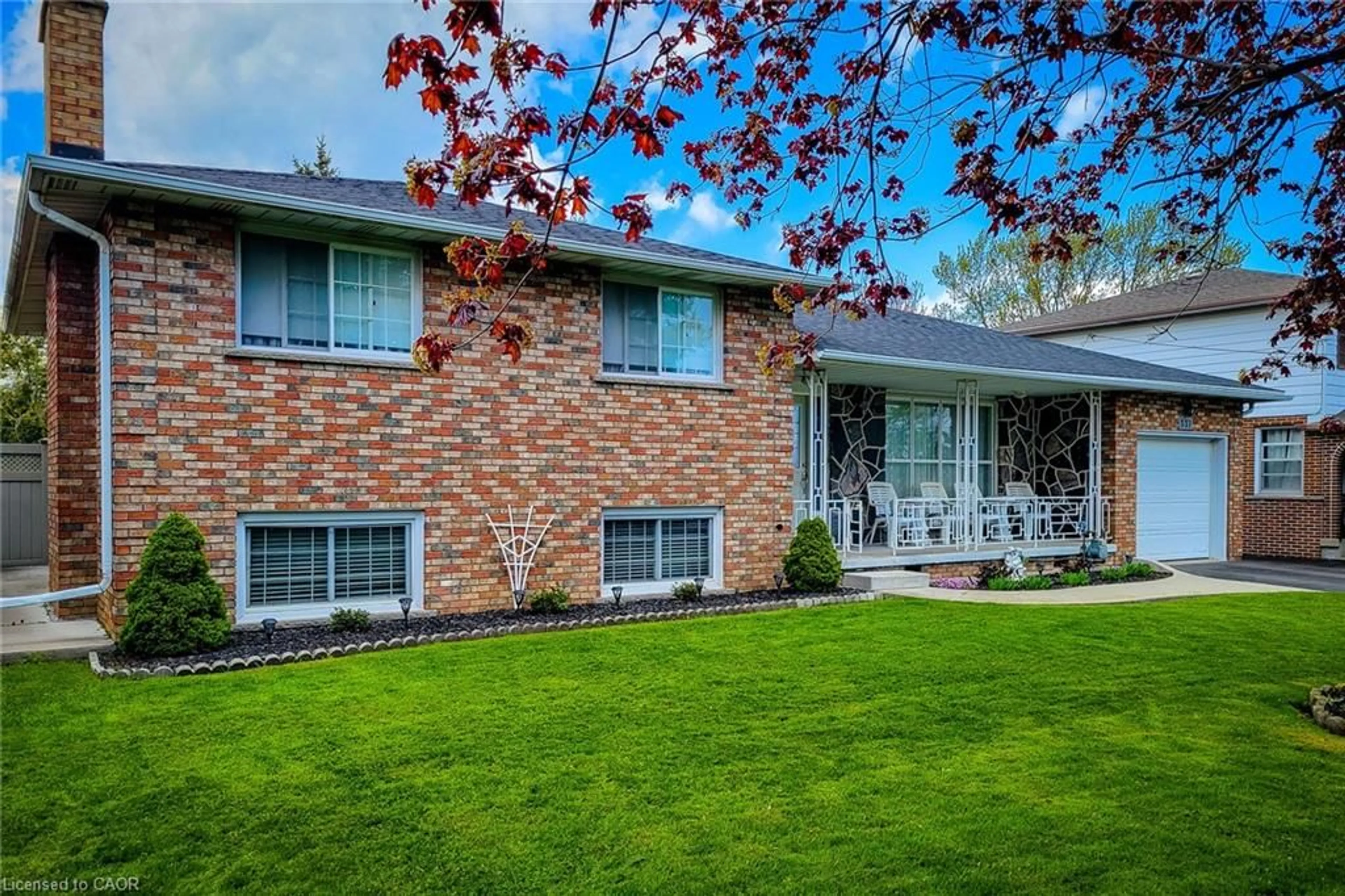 Home with brick exterior material, street for 337 Mcneilly Rd, Stoney Creek Ontario L8E 5H4