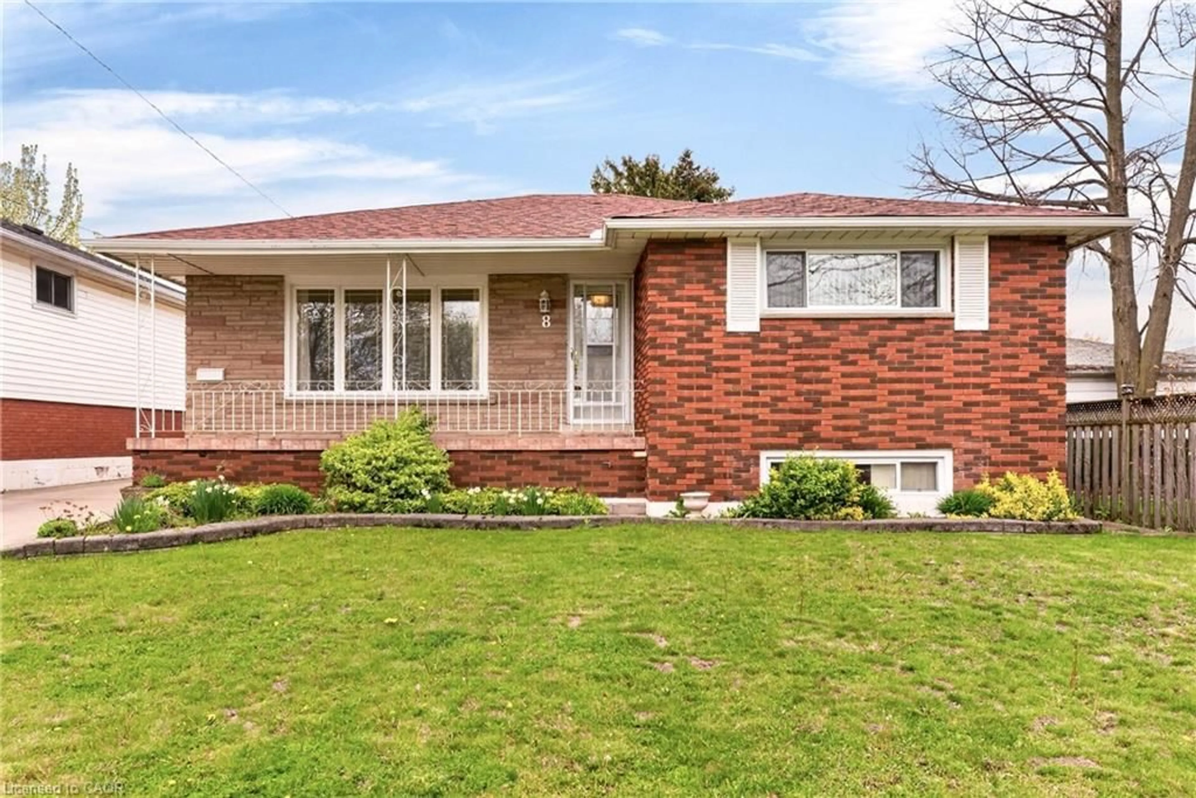 Home with brick exterior material, street for 8 Lorraine Dr, Hamilton Ontario L8T 3R7