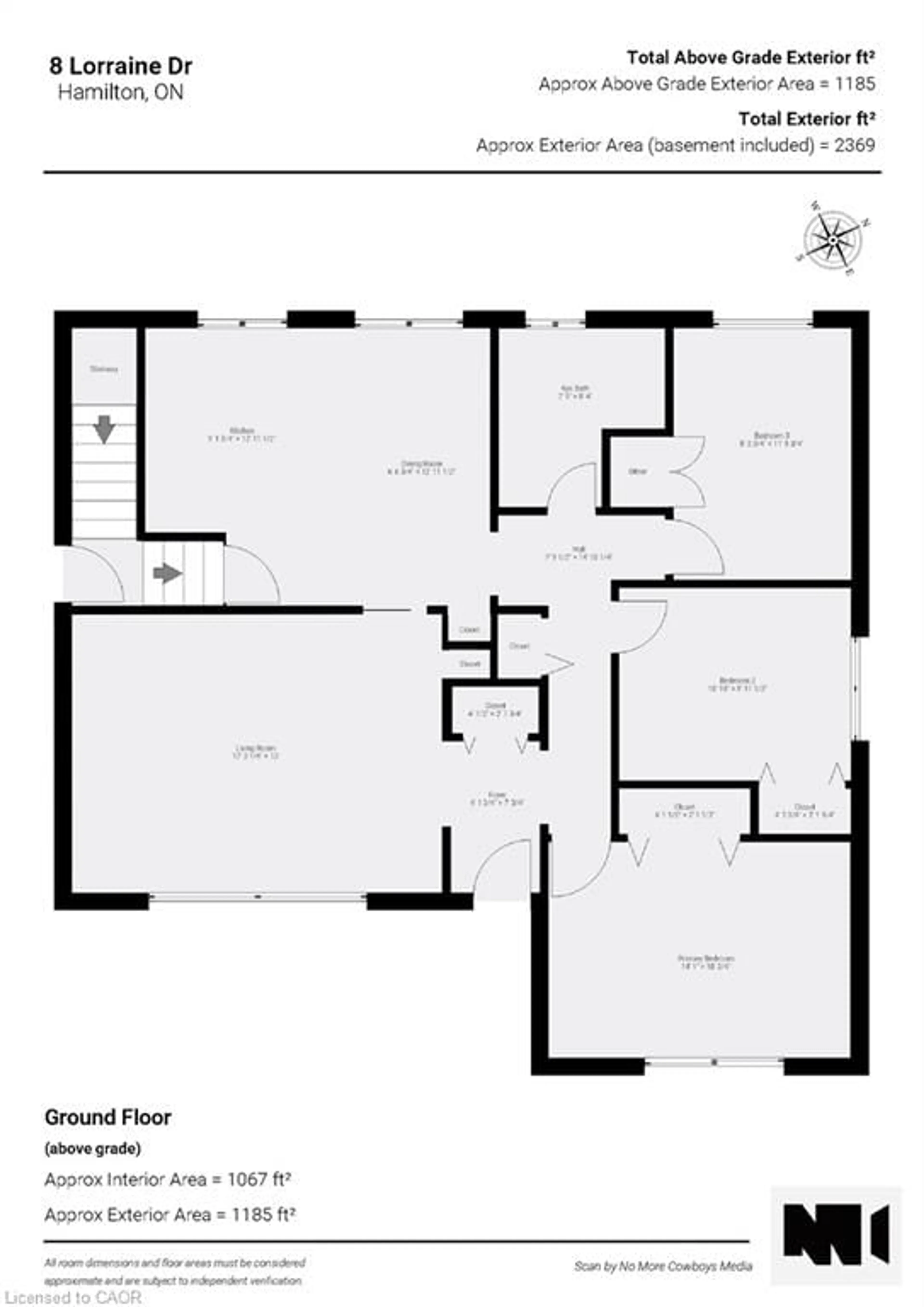 Floor plan for 8 Lorraine Dr, Hamilton Ontario L8T 3R7