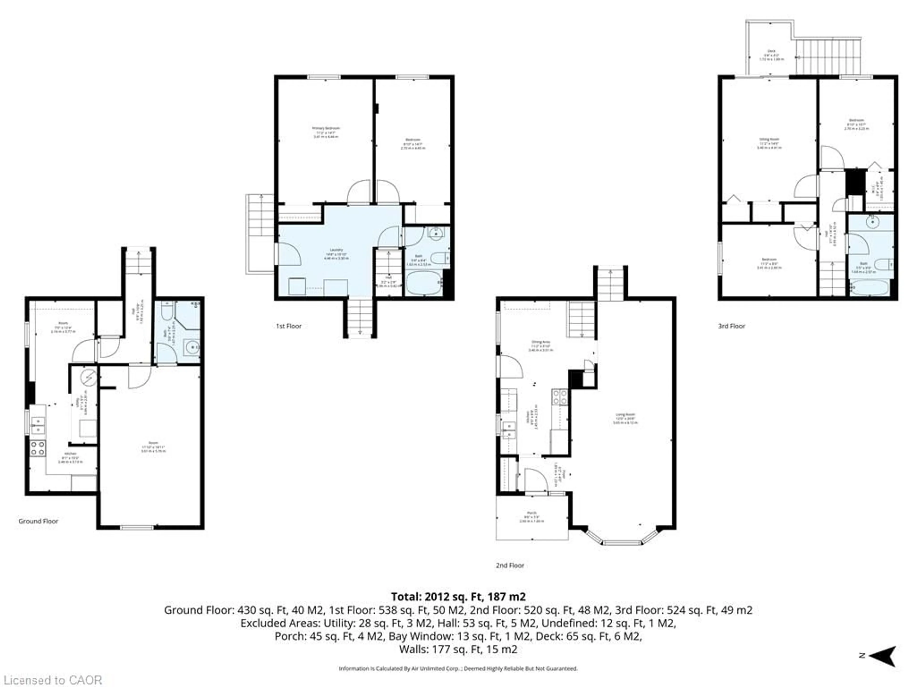 Floor plan for 418 Ginger Downs, Mississauga Ontario L5A 3A7