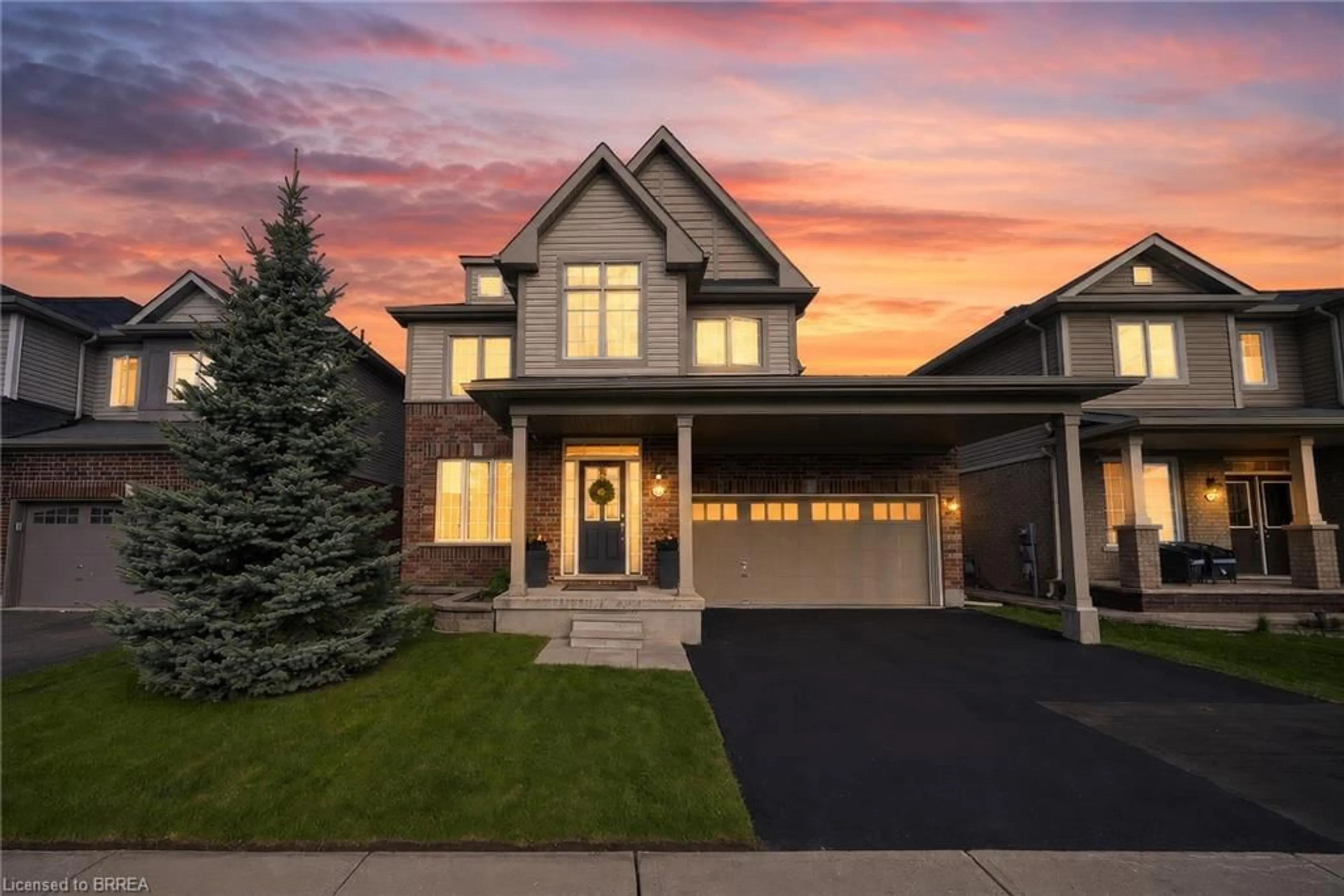 Home with brick exterior material, street for 10 Bisset Ave, Brantford Ontario N3T 0H2