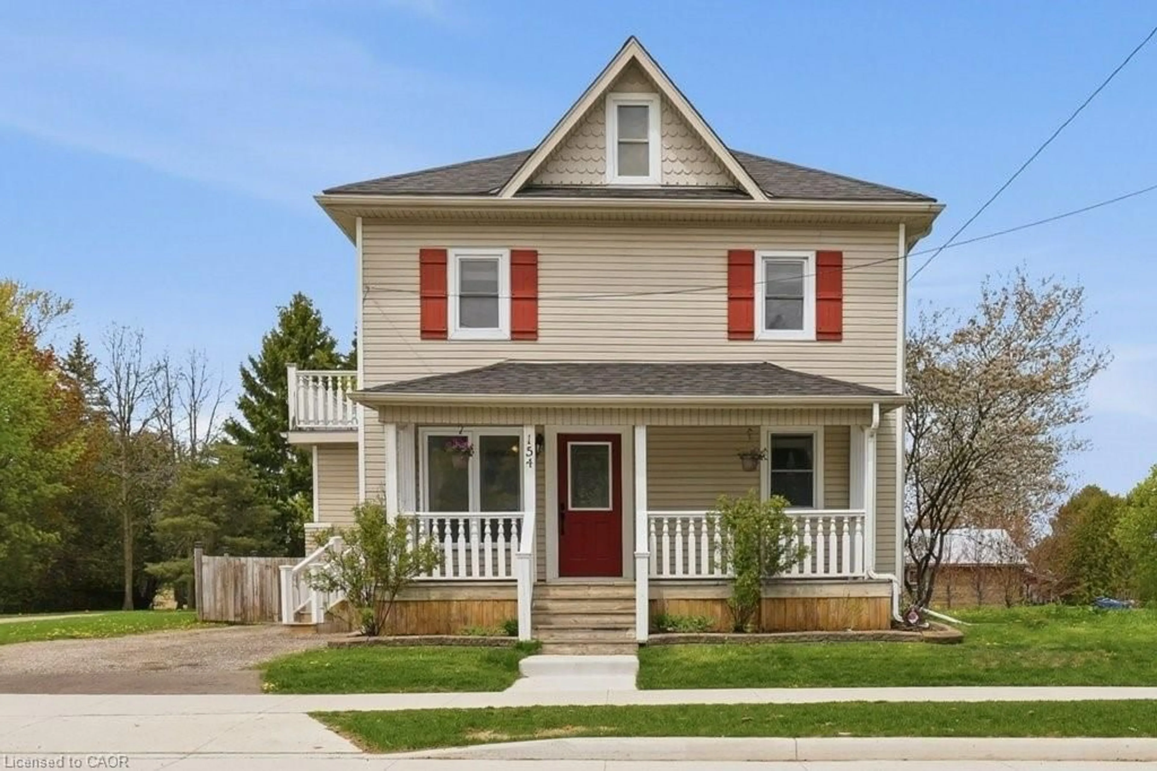 Home with vinyl exterior material, street for 154 Snyders Rd, Baden Ontario N3A 2L9