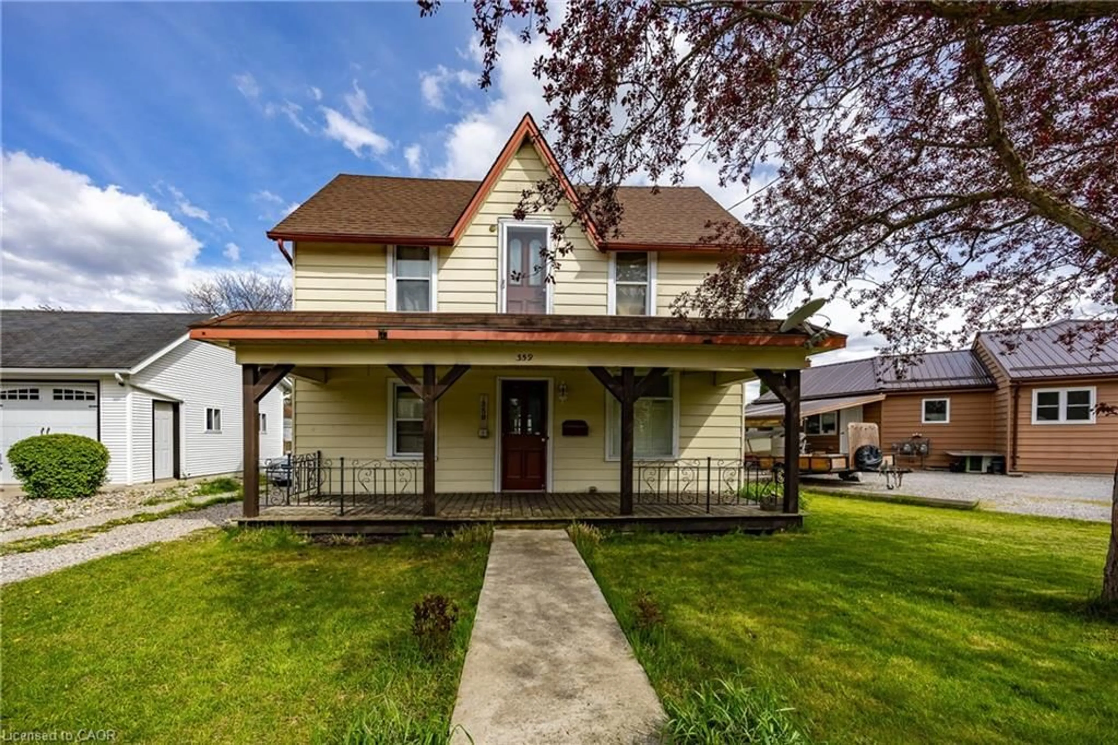 Home with vinyl exterior material, street for St, Delhi Ontario N4B 2M9