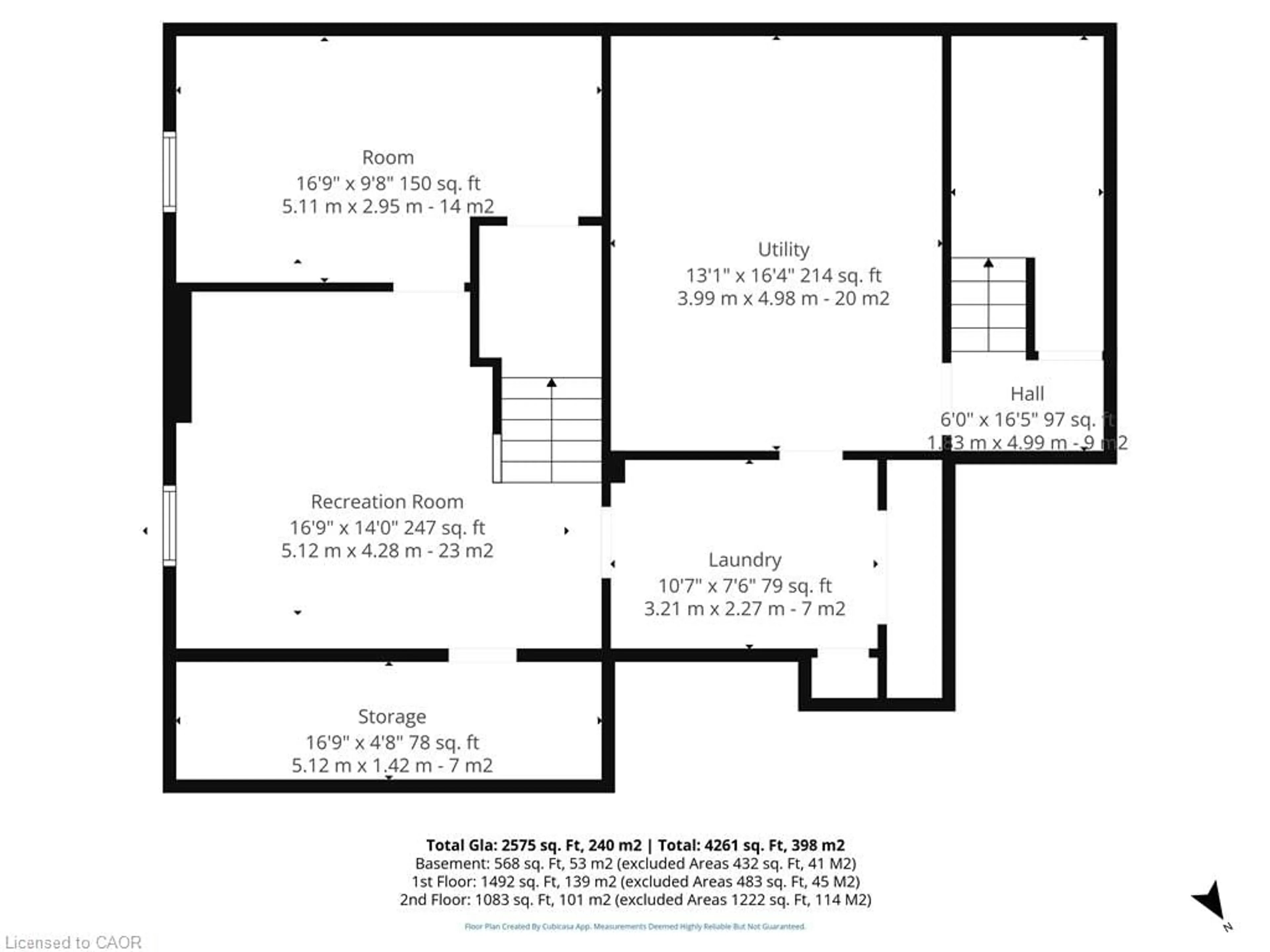 Floor plan for 1 Bostwick Cres, Lynedoch Ontario N4B 2W4