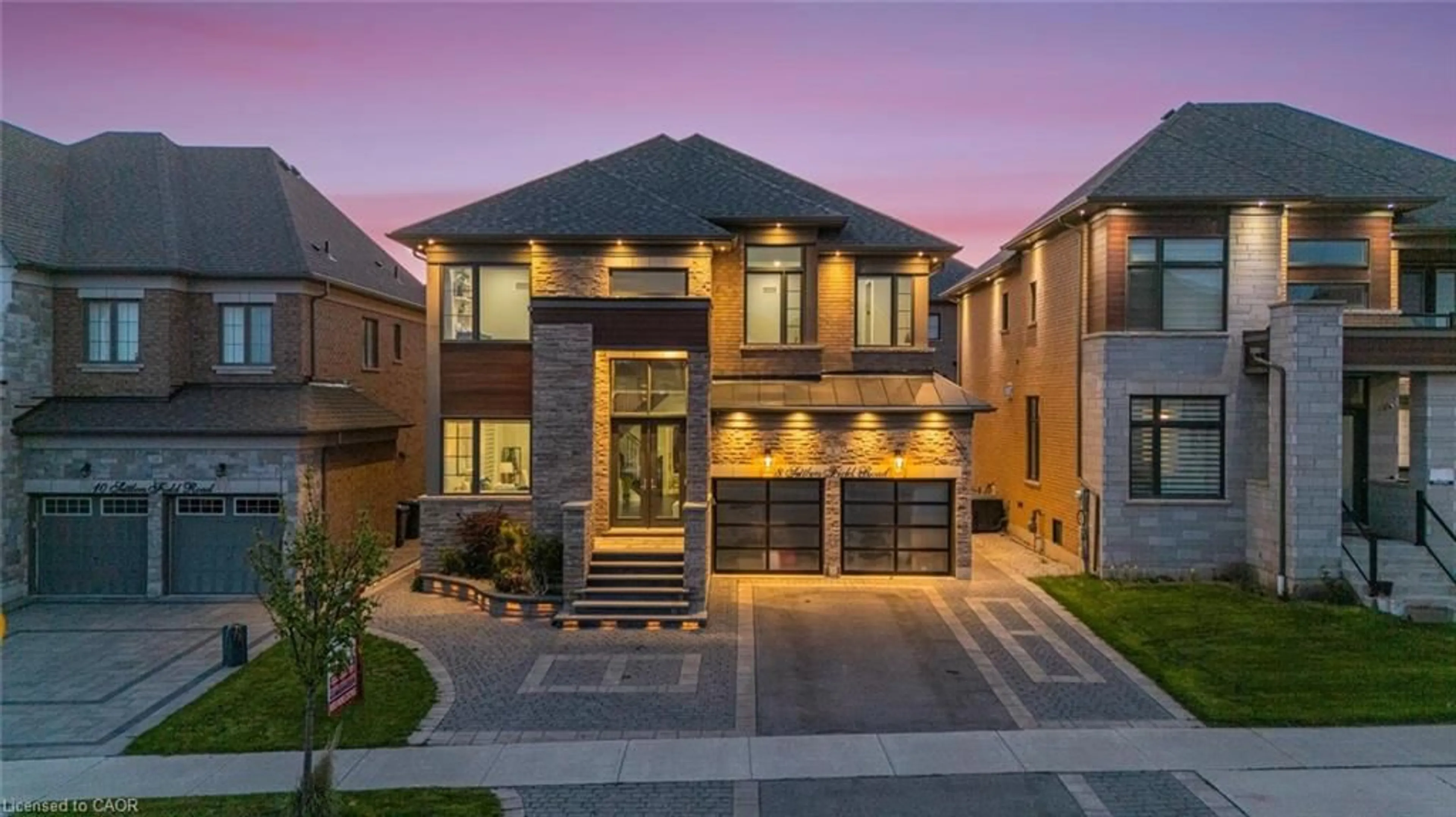 Home with brick exterior material, street for 8 Settlers Field Rd, Brampton Ontario L6X 5P2