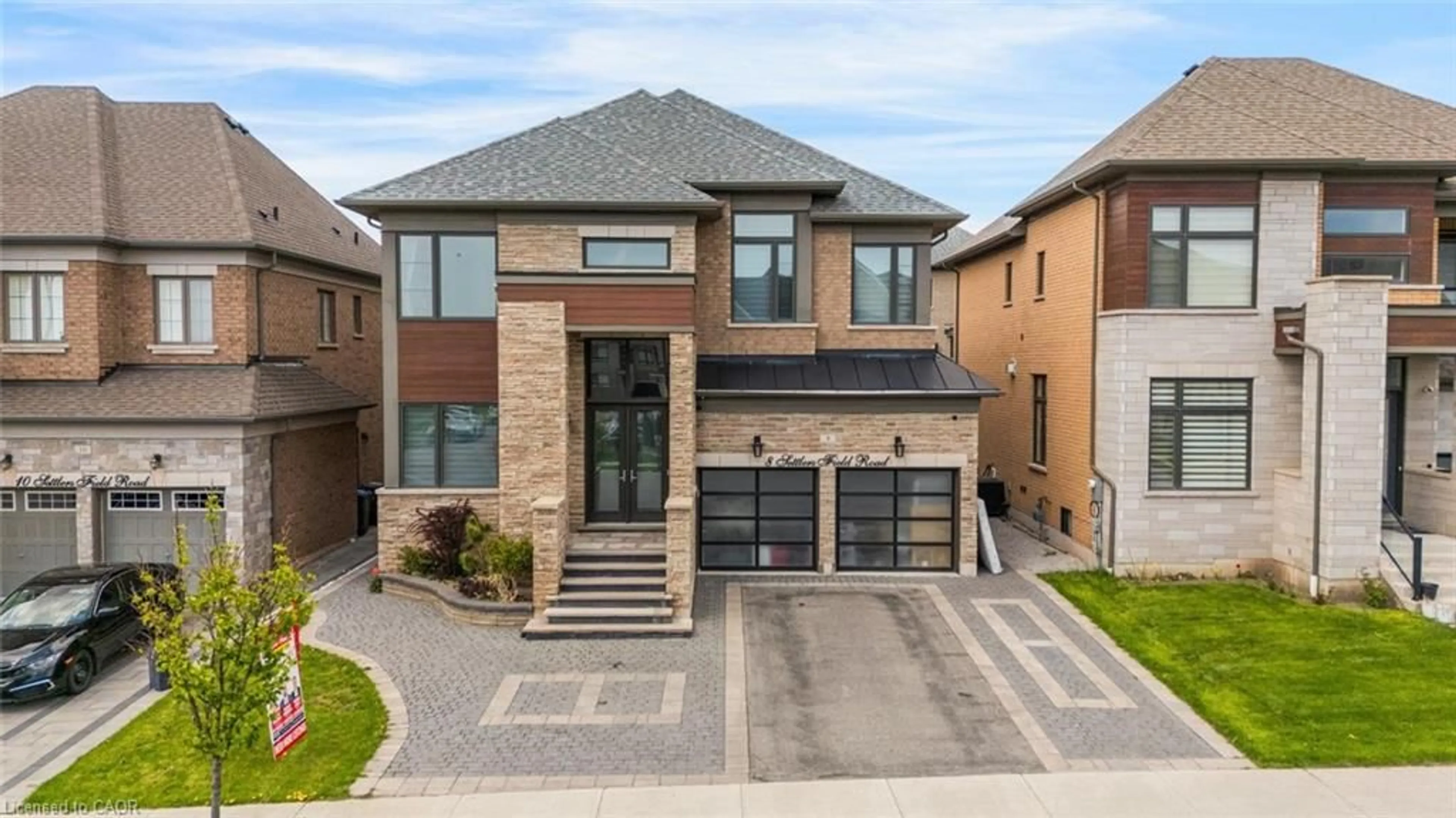 Home with brick exterior material, street for 8 Settlers Field Rd, Brampton Ontario L6X 5P2
