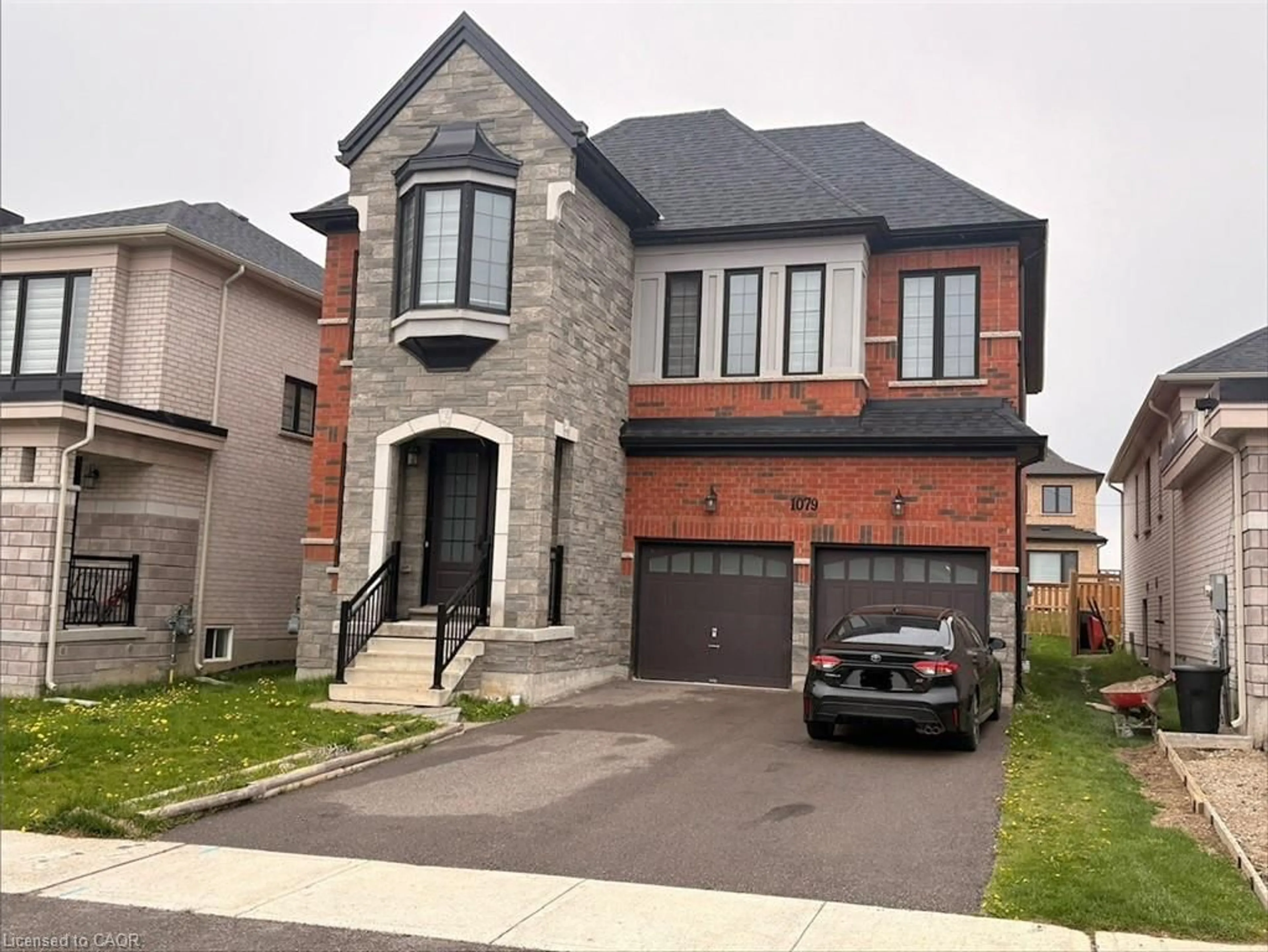 Home with brick exterior material, street for 1079 Edinburgh Dr, Woodstock Ontario N4T 0M5