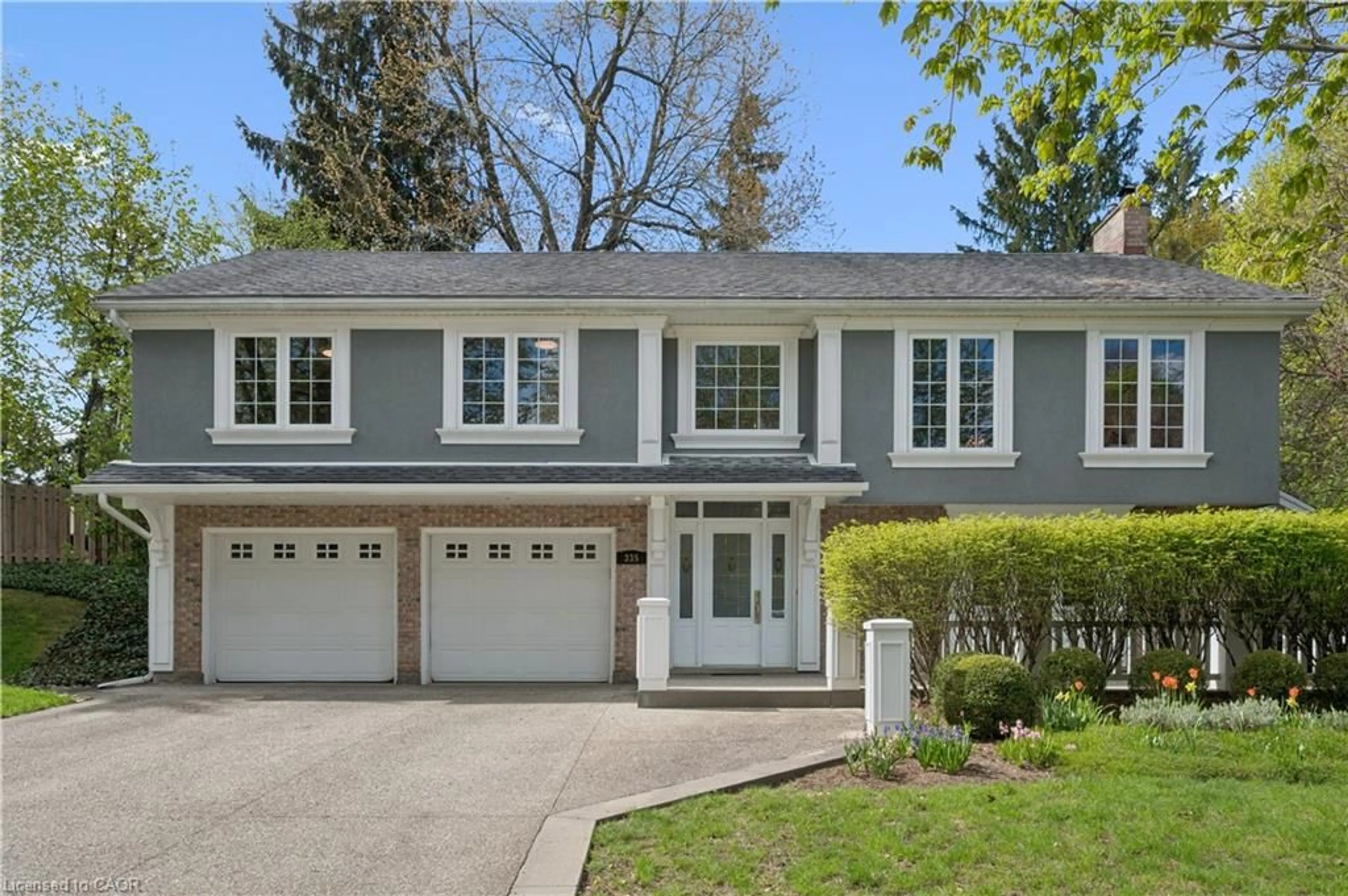 Home with vinyl exterior material, street for 335 Marlowe Dr, Waterloo Ontario N2L 5A5