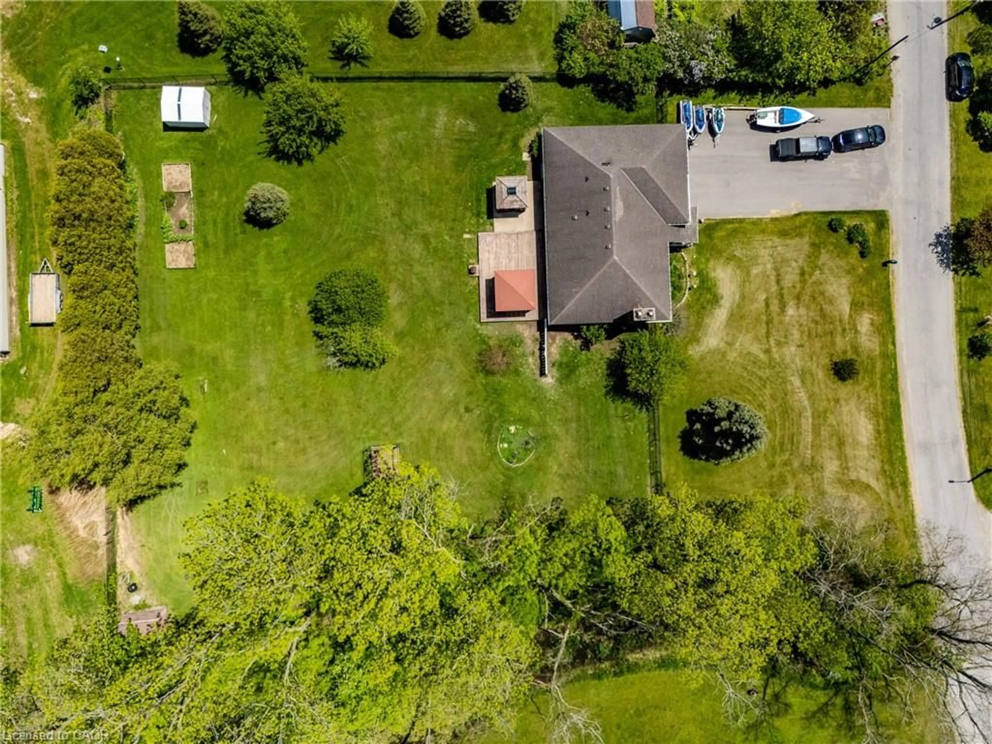 A pic from outside/outdoor area/front of a property/back of a property/a pic from drone, unknown for 6 Dedrick Rd, Port Rowan Ontario N0E 1M0