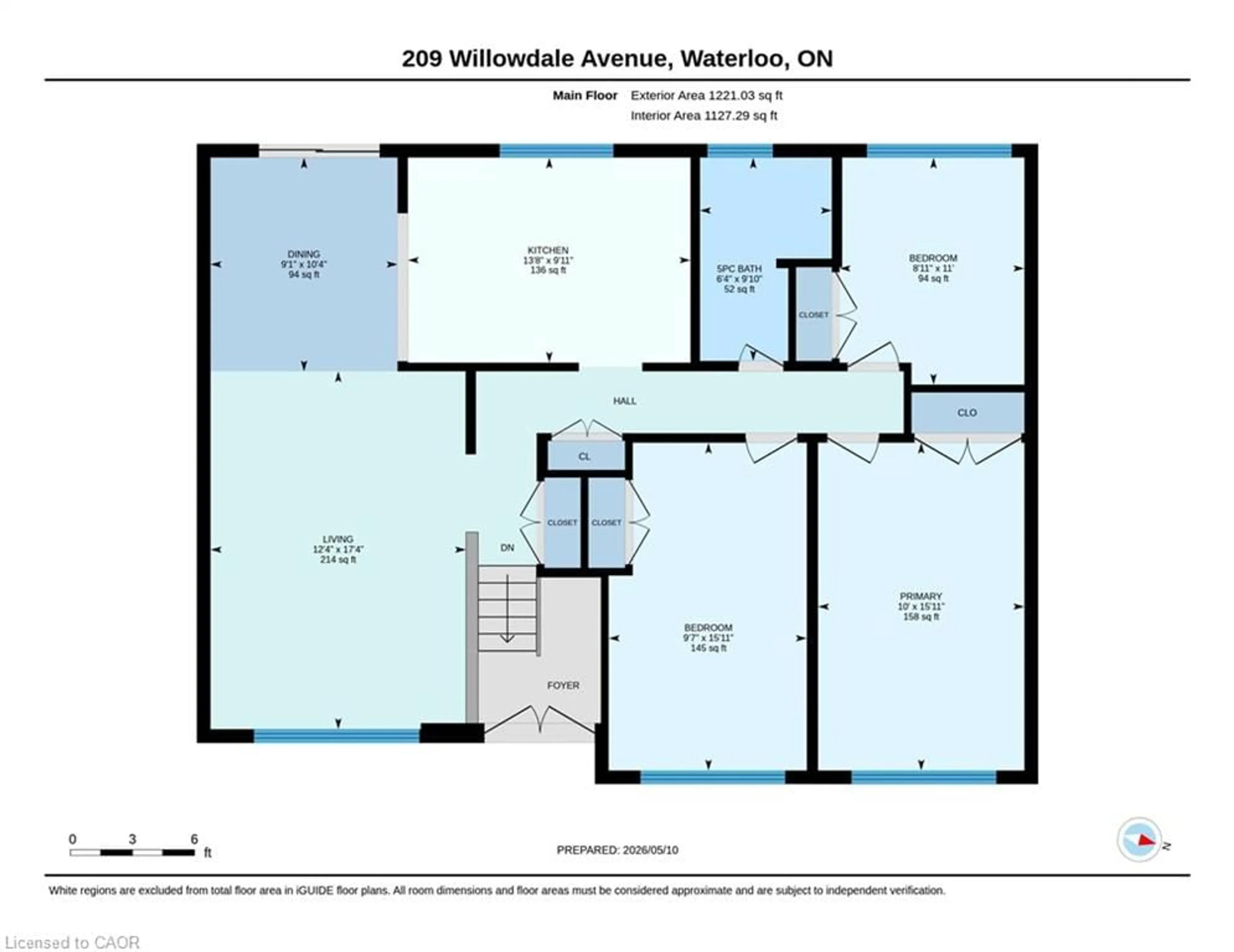 Floor plan for 209 Willowdale Ave, Waterloo Ontario N2J 3M2