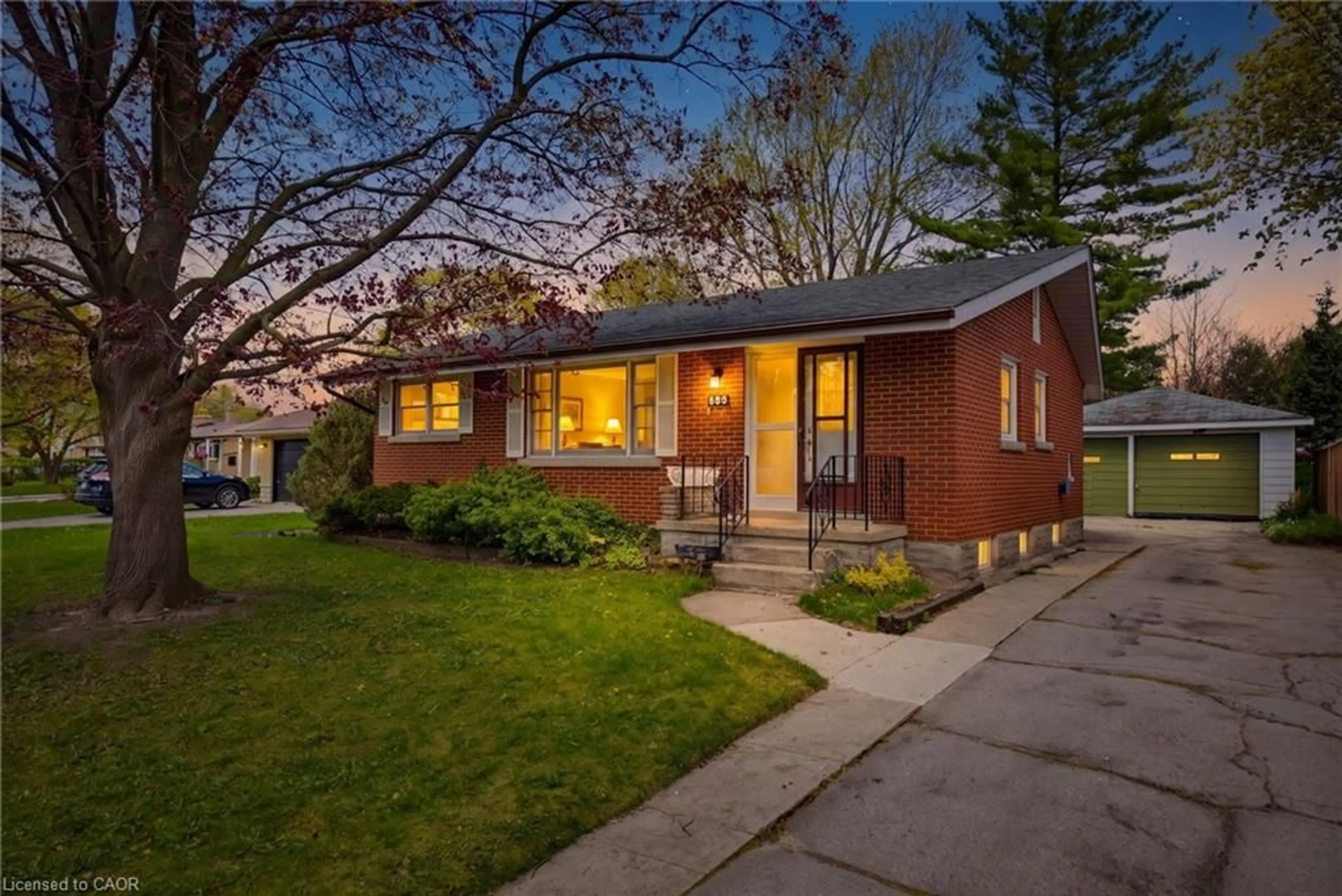 Home with brick exterior material, street for 594 Krug St, Kitchener Ontario N2B 1L7