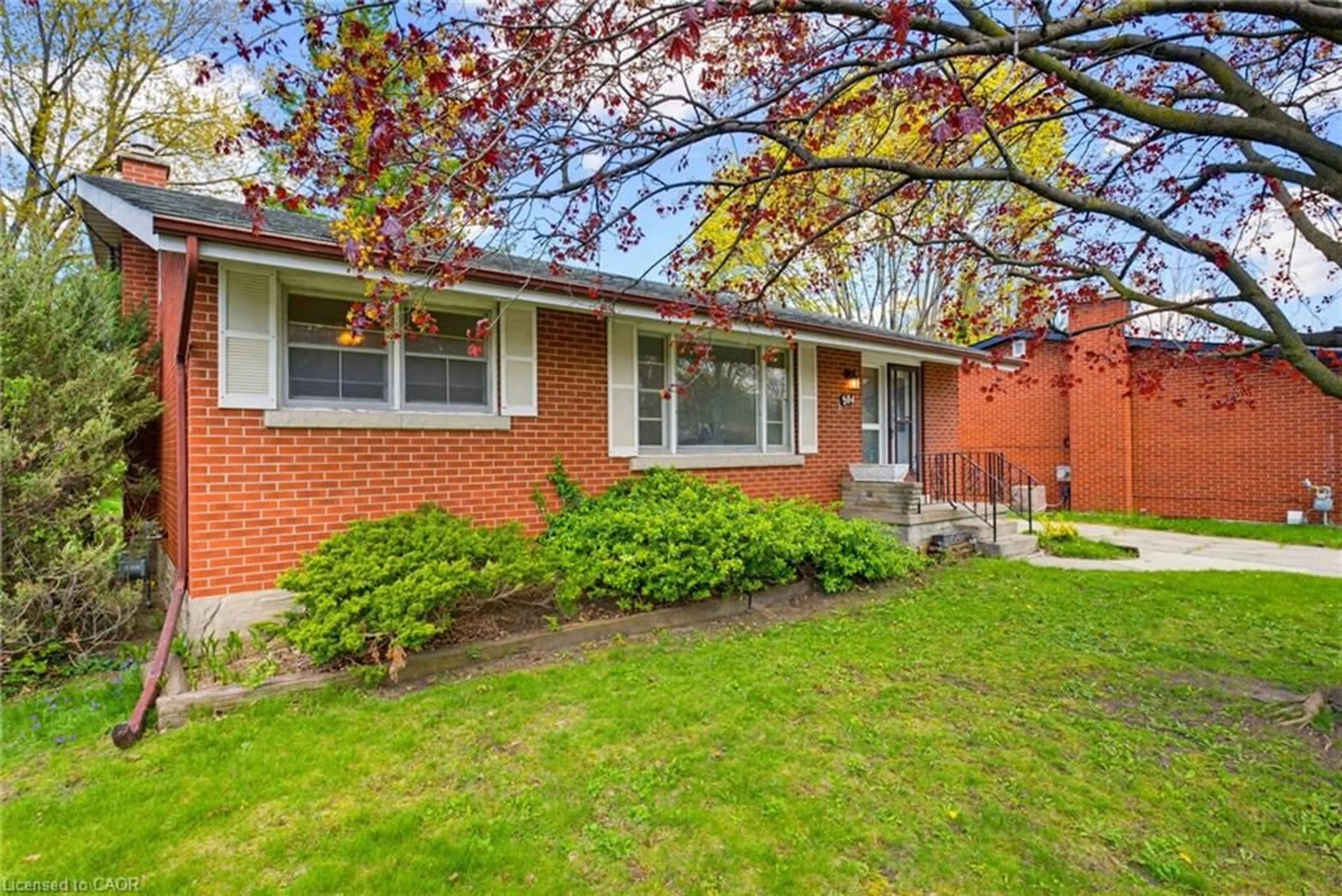 Home with brick exterior material, street for 594 Krug St, Kitchener Ontario N2B 1L7