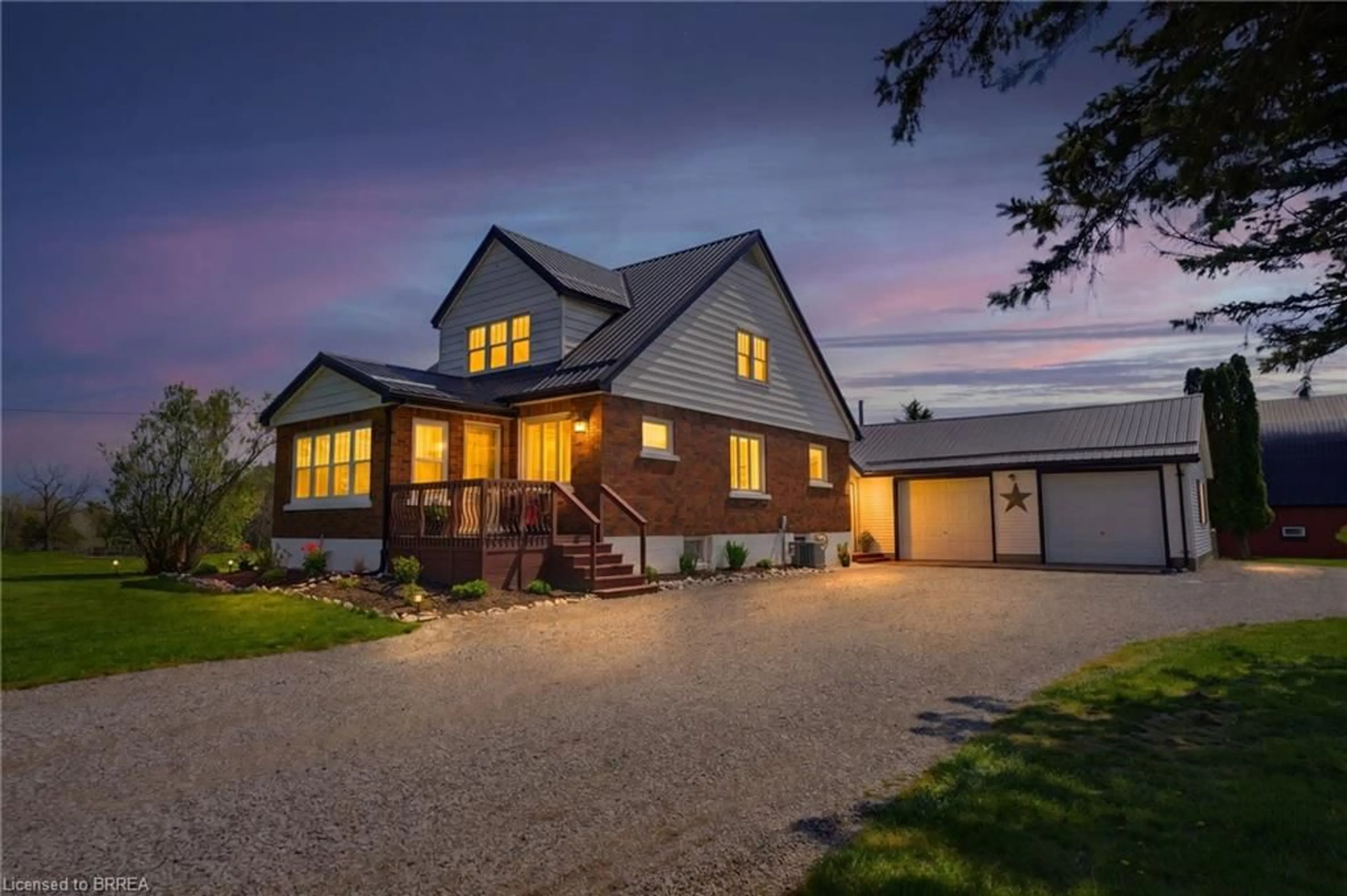 Home with brick exterior material, street for 84 Norfolk County Rd 57 Rd #RR#3, Simcoe Ontario N3Y 4K2