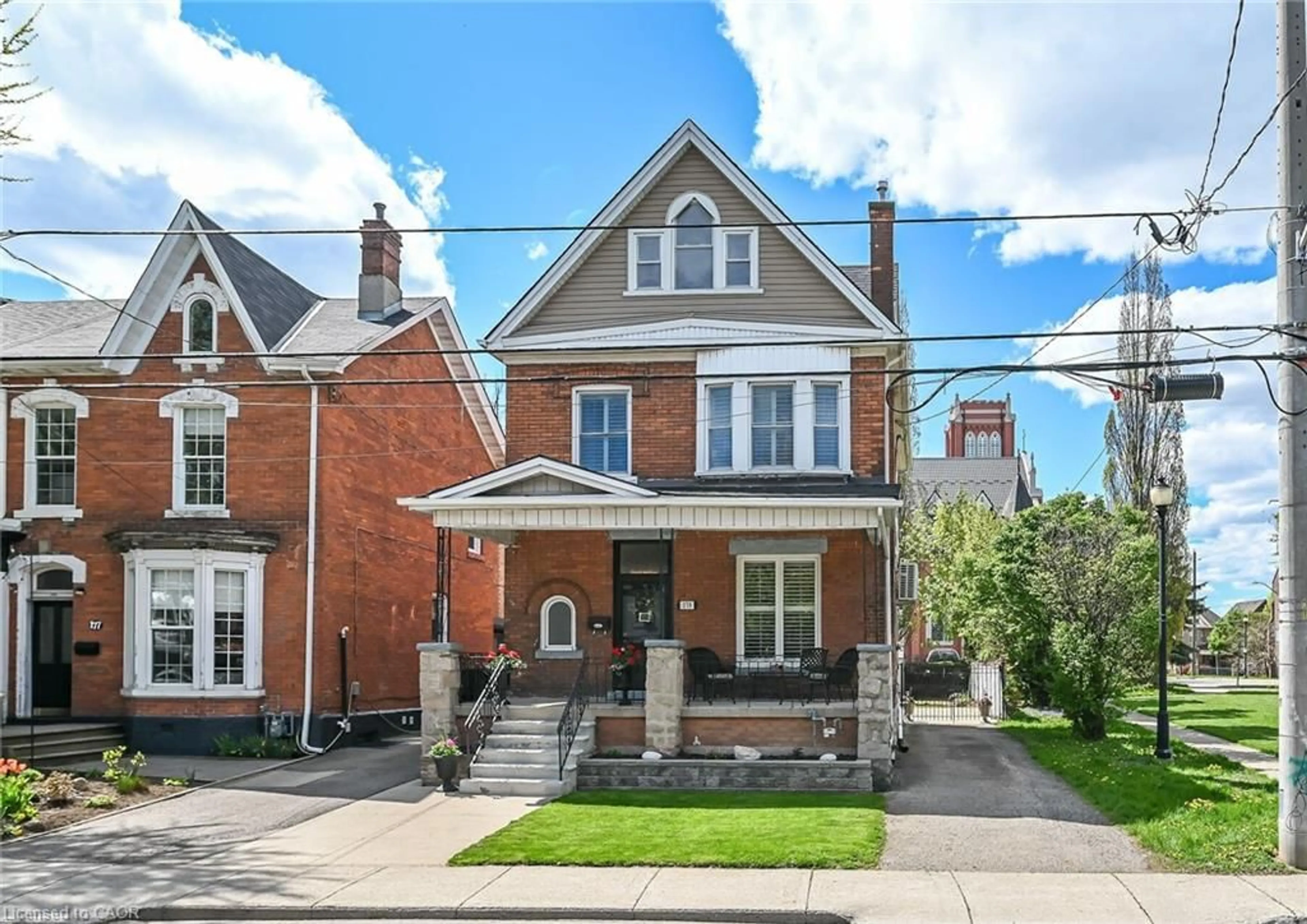 Home with brick exterior material, street for 179 Macnab St, Hamilton Ontario L8R 2M5