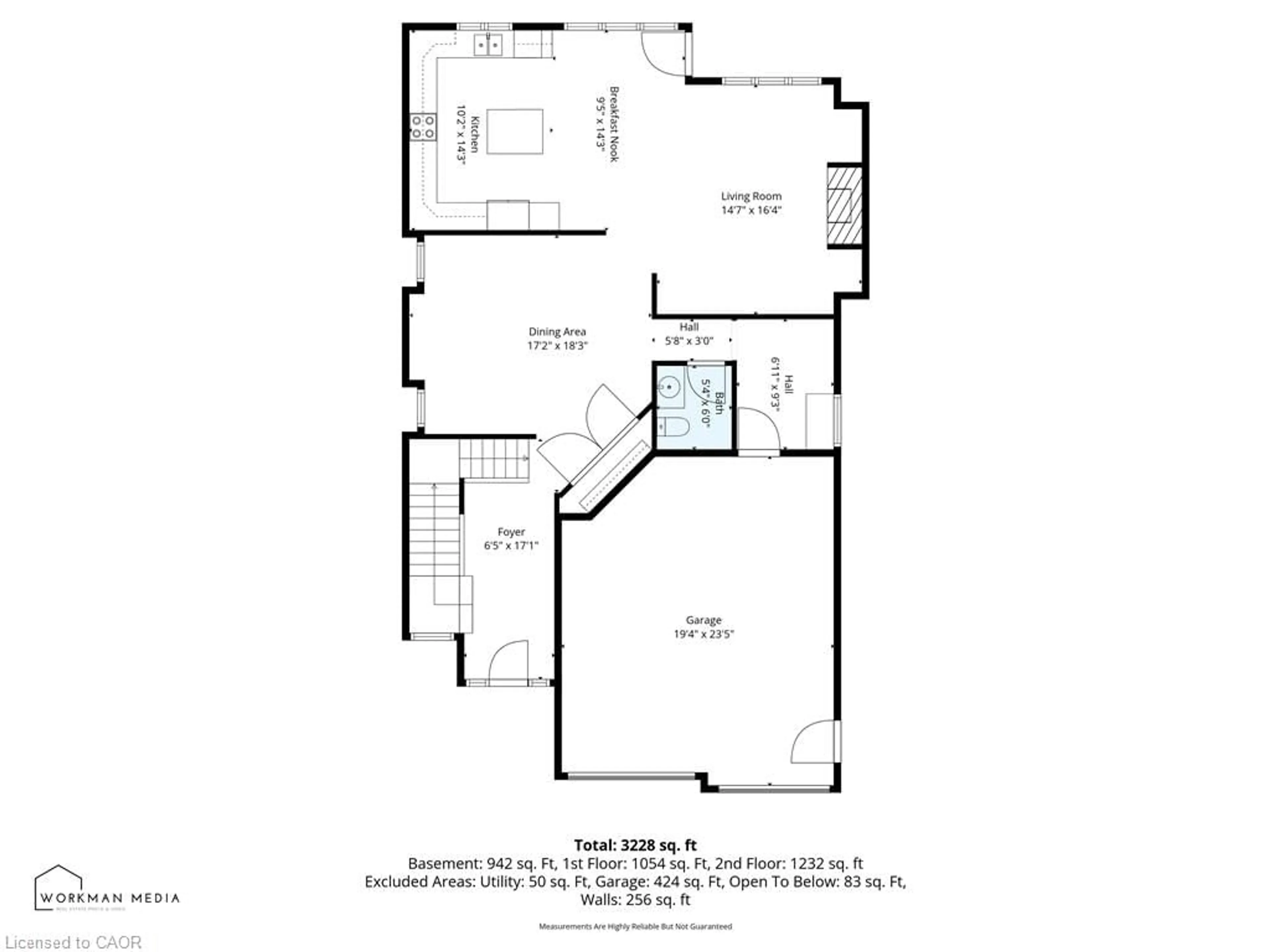 Floor plan for 4073 Highland Park Dr, Beamsville Ontario L3J 0M3