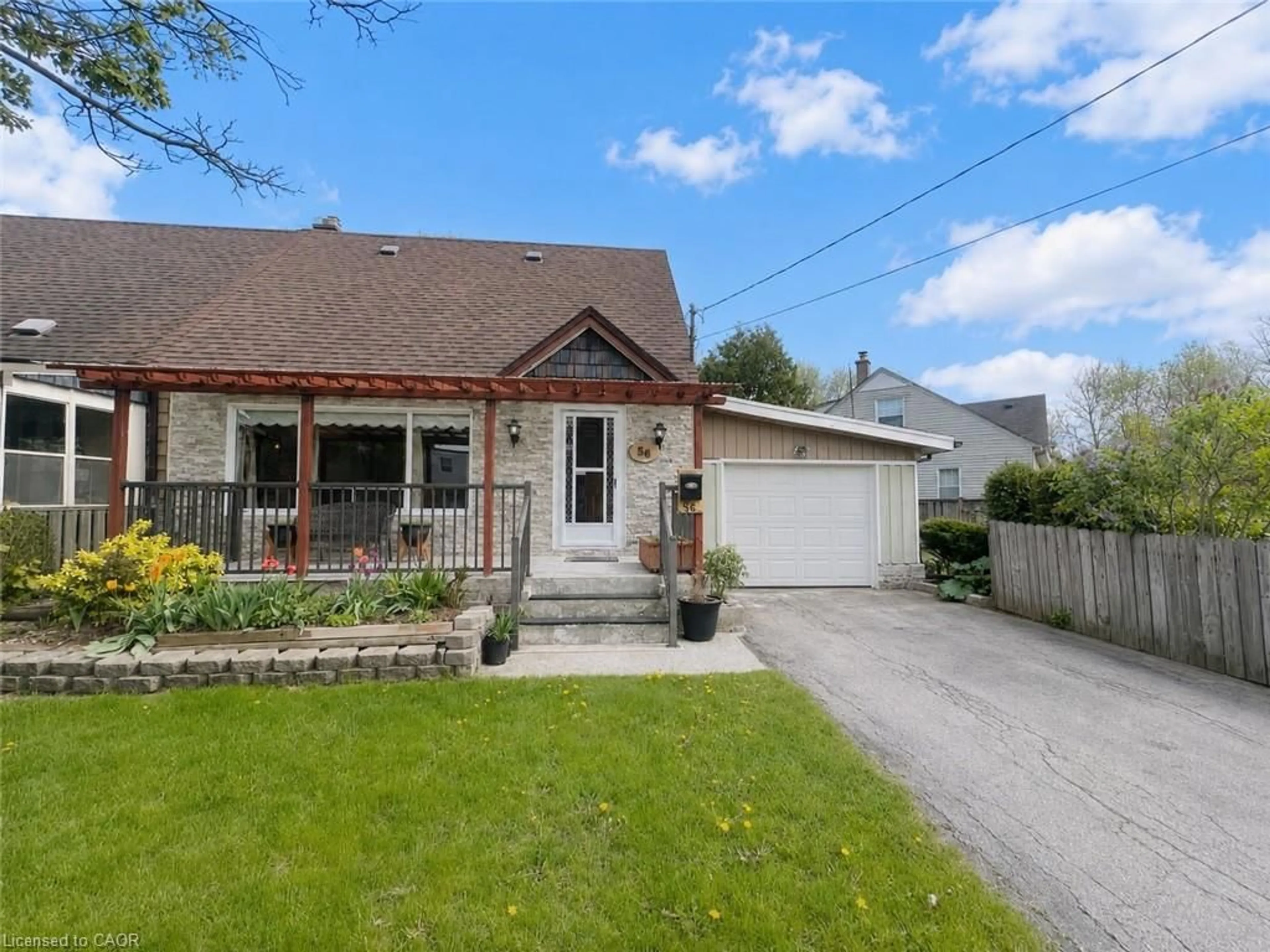 Home with vinyl exterior material, street for 56 Eastvale Pl, Hamilton Ontario L8H 1P1