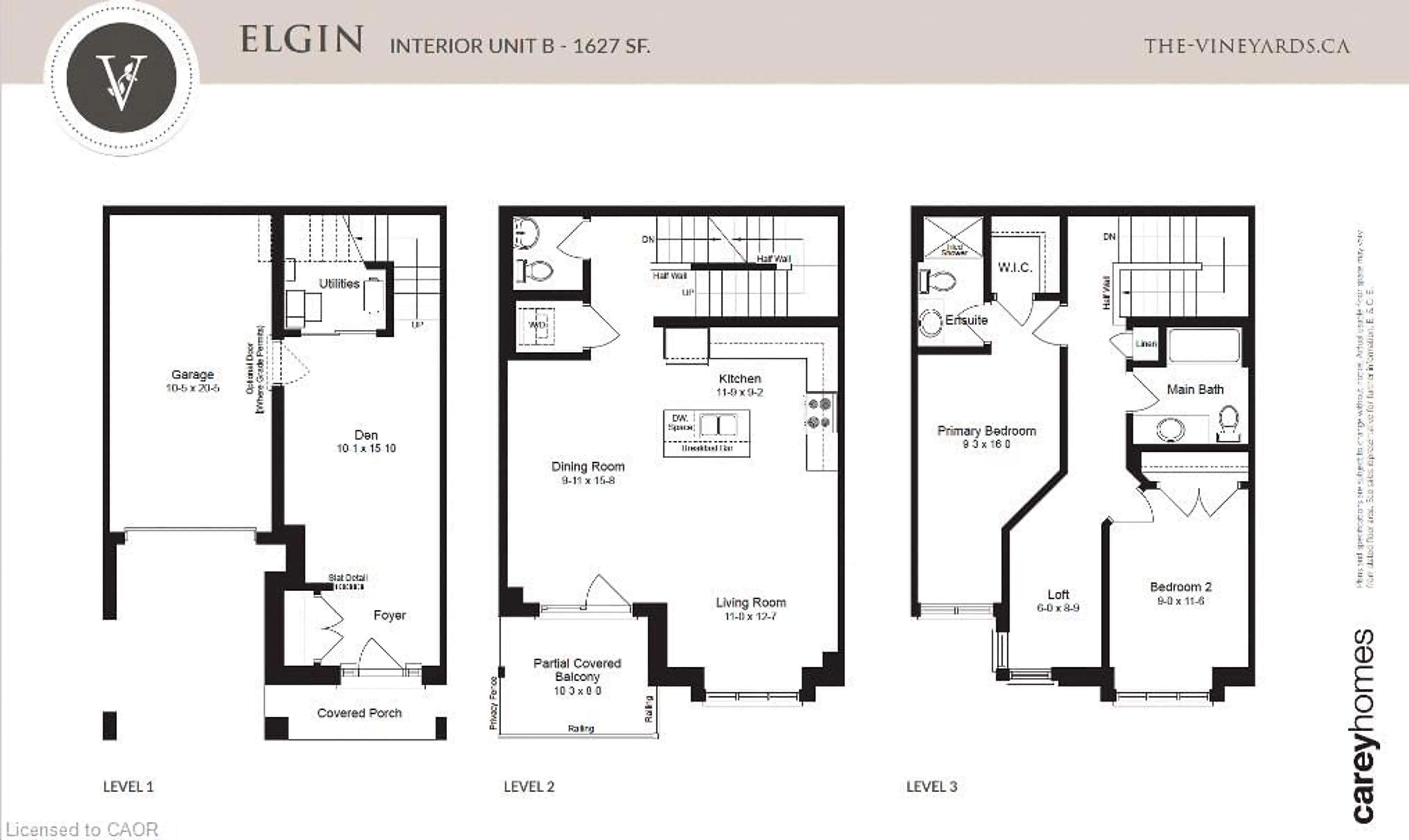 Floor plan for 143 Elgin St #90, Cambridge Ontario N1R 5H6