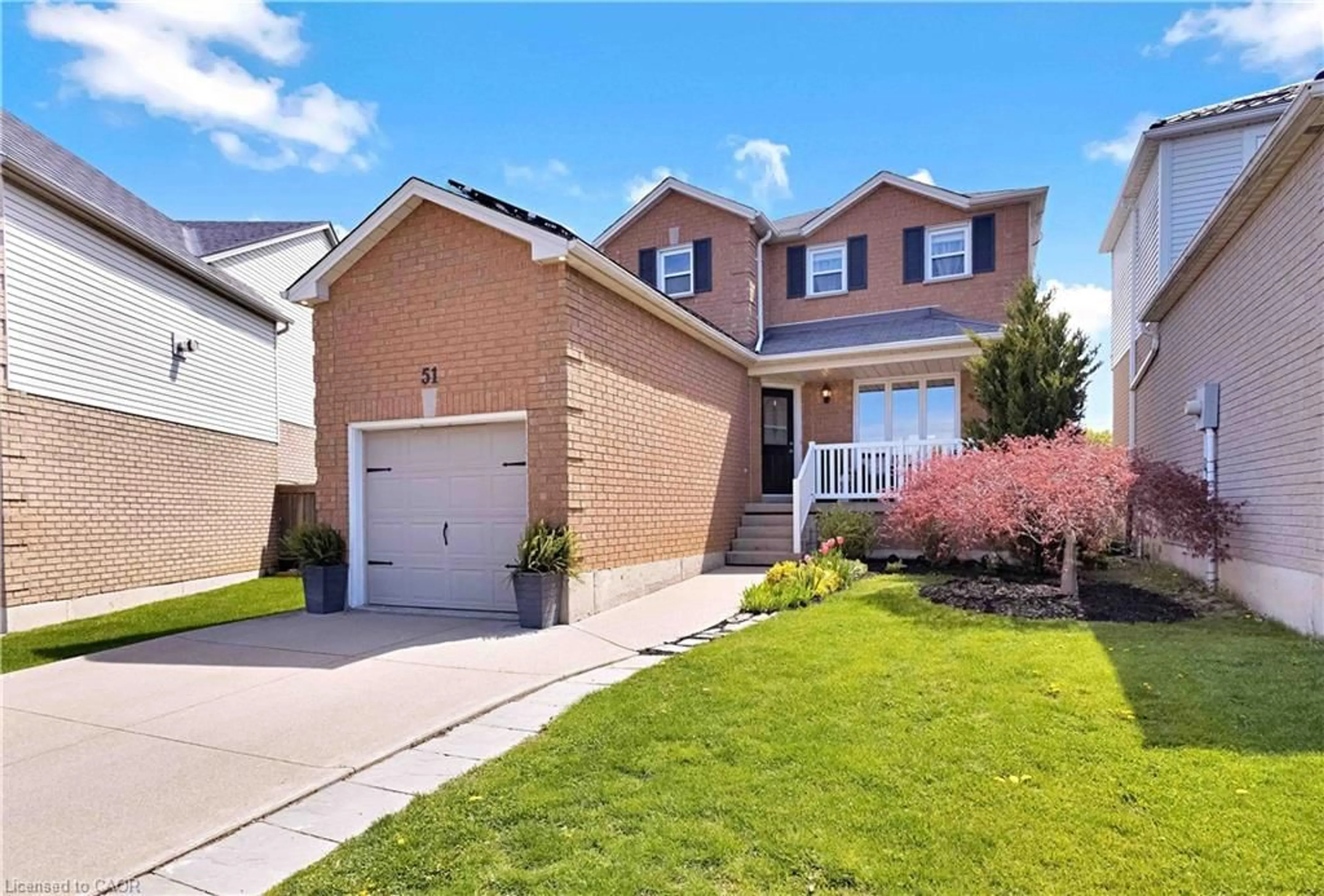 Home with brick exterior material, street for 51 Cartier Cres, Hamilton Ontario L8W 3L8