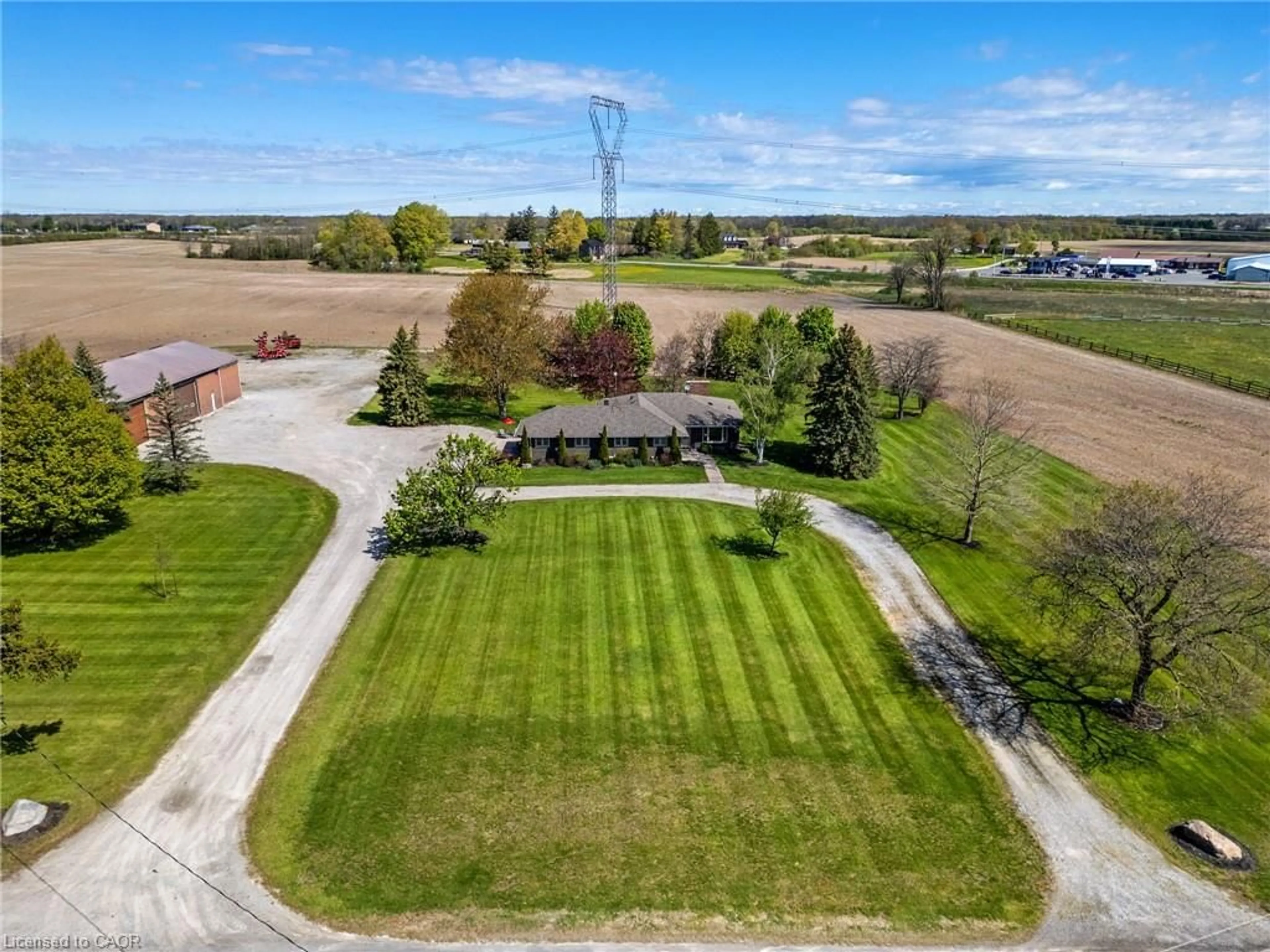 A pic from outside/outdoor area/front of a property/back of a property/a pic from drone, water/lake/river/ocean view for 759 Concession 14 Walpole, Hagersville Ontario N0A 1H0