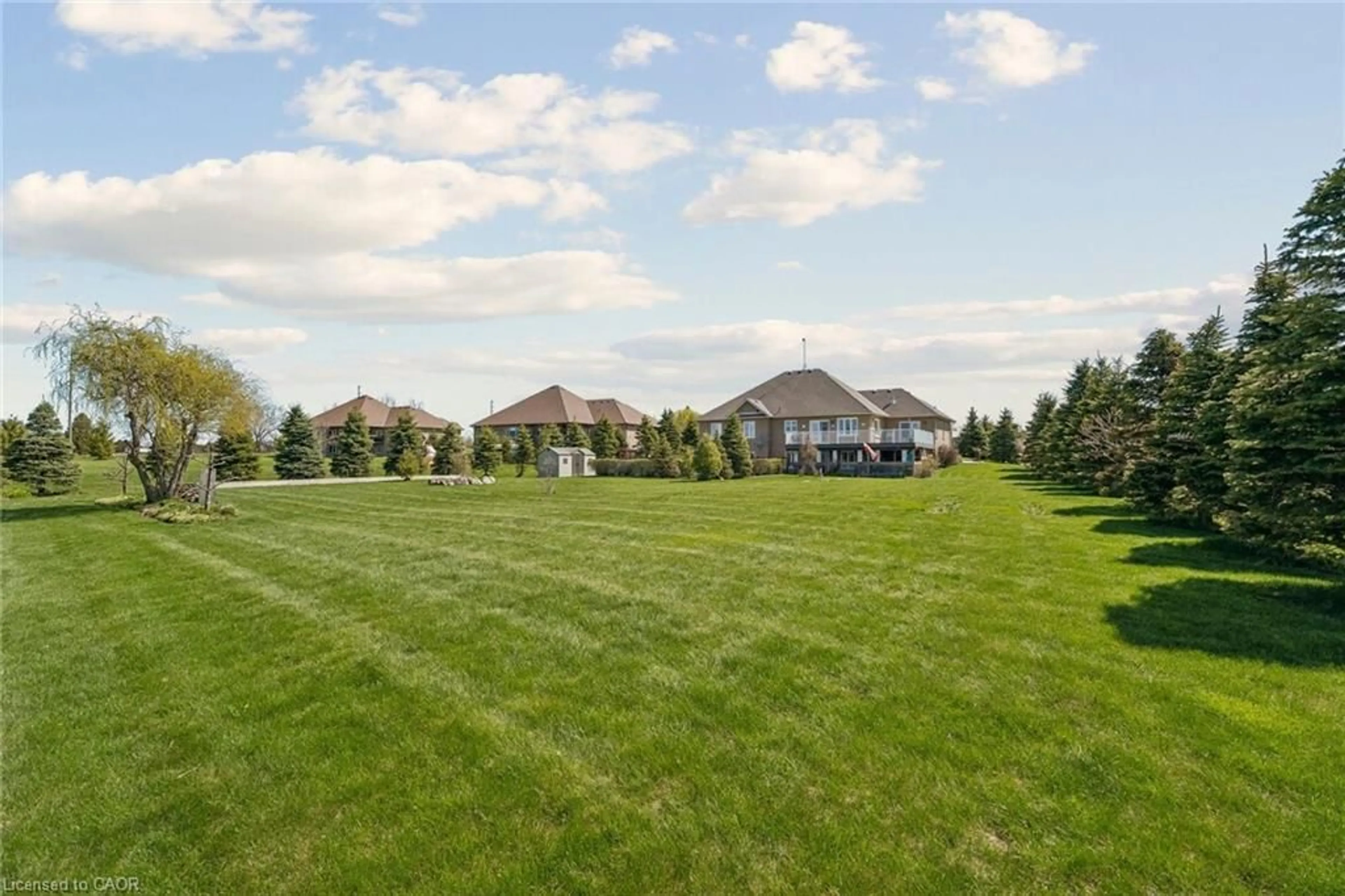 A pic from outside/outdoor area/front of a property/back of a property/a pic from drone, water/lake/river/ocean view for 10 Brolley Cres, Thornton Ontario L0L 2N2