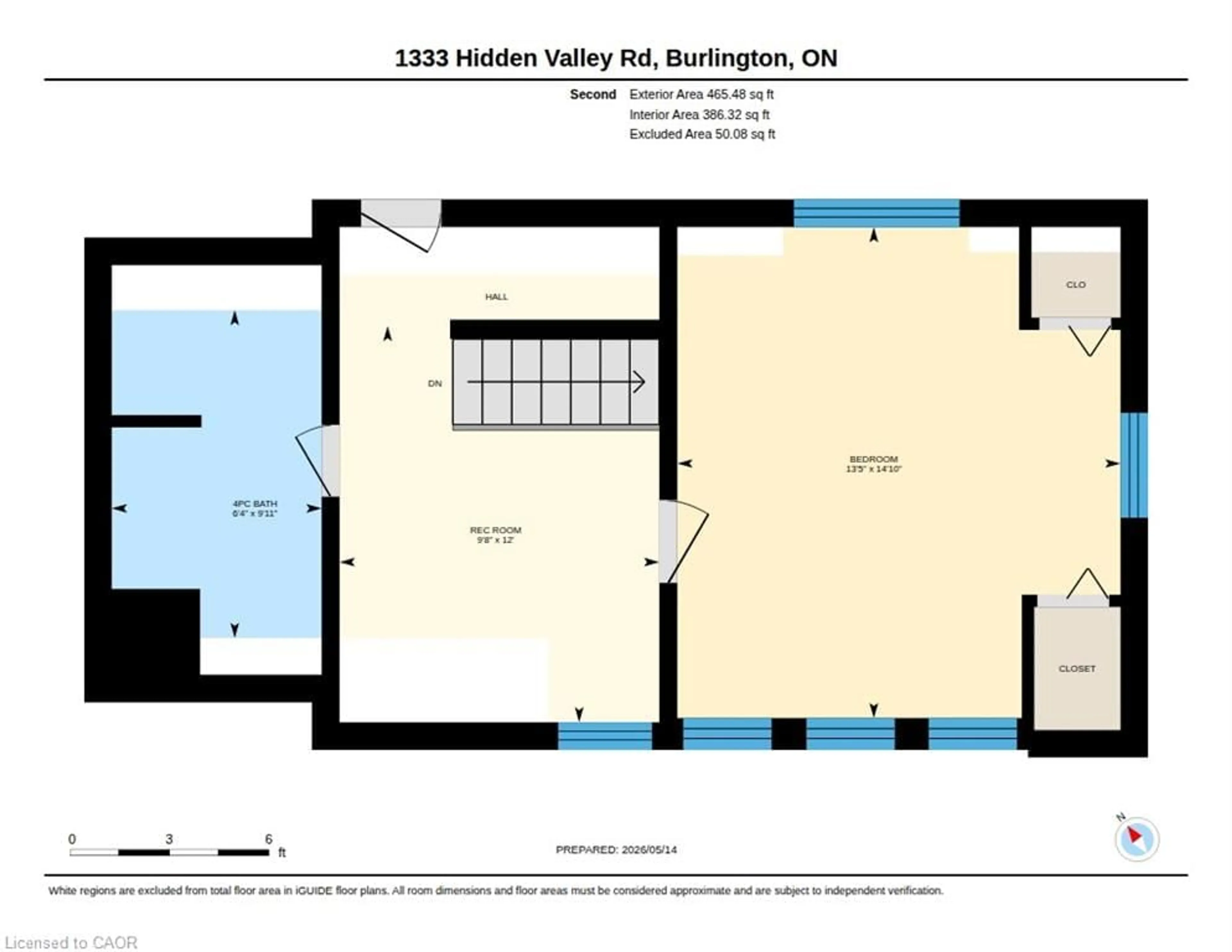 Floor plan for 1333 Hidden Valley Rd, Burlington Ontario L7P 0T5