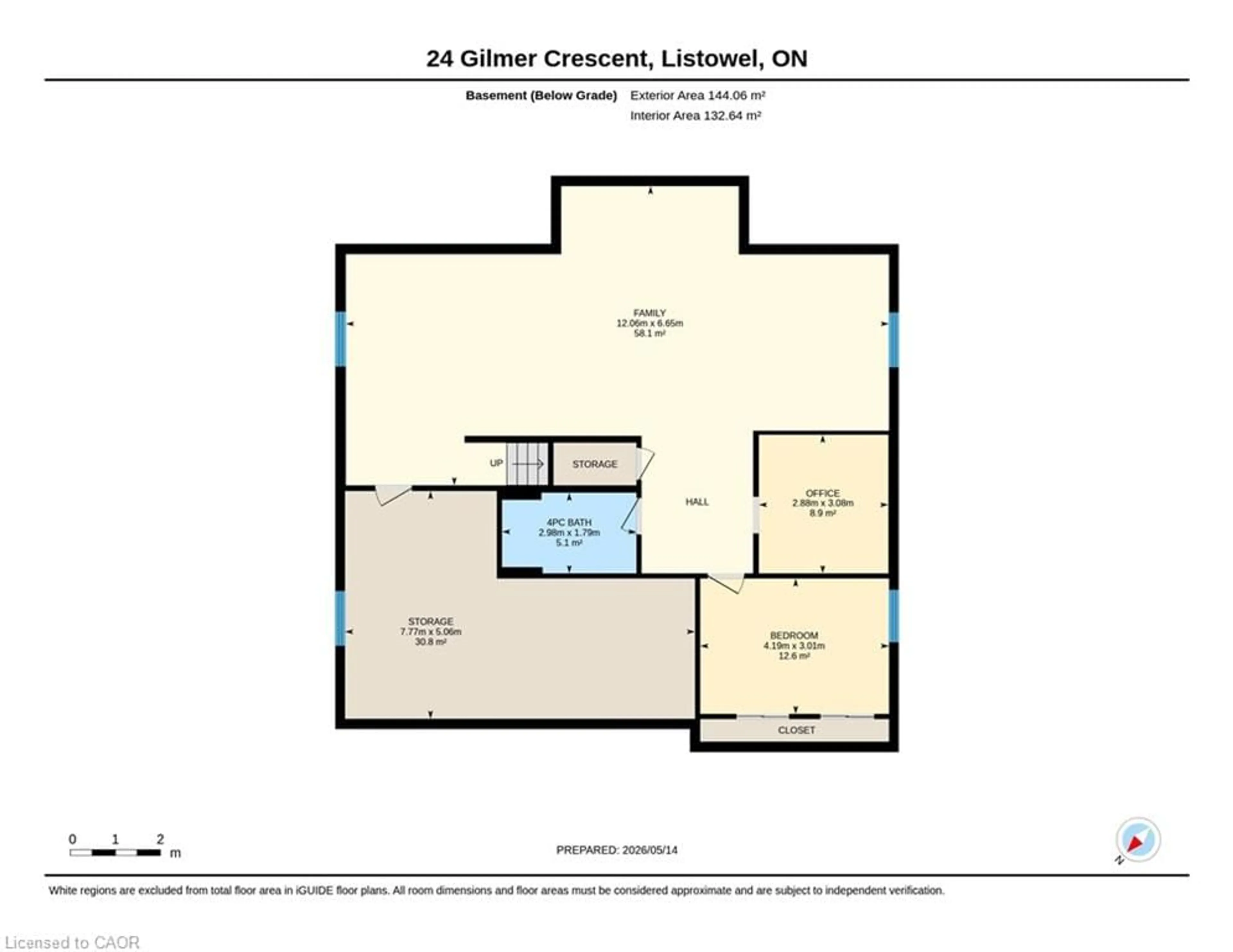 Floor plan for 24 Gilmer Cres, Listowel Ontario N4W 0H2