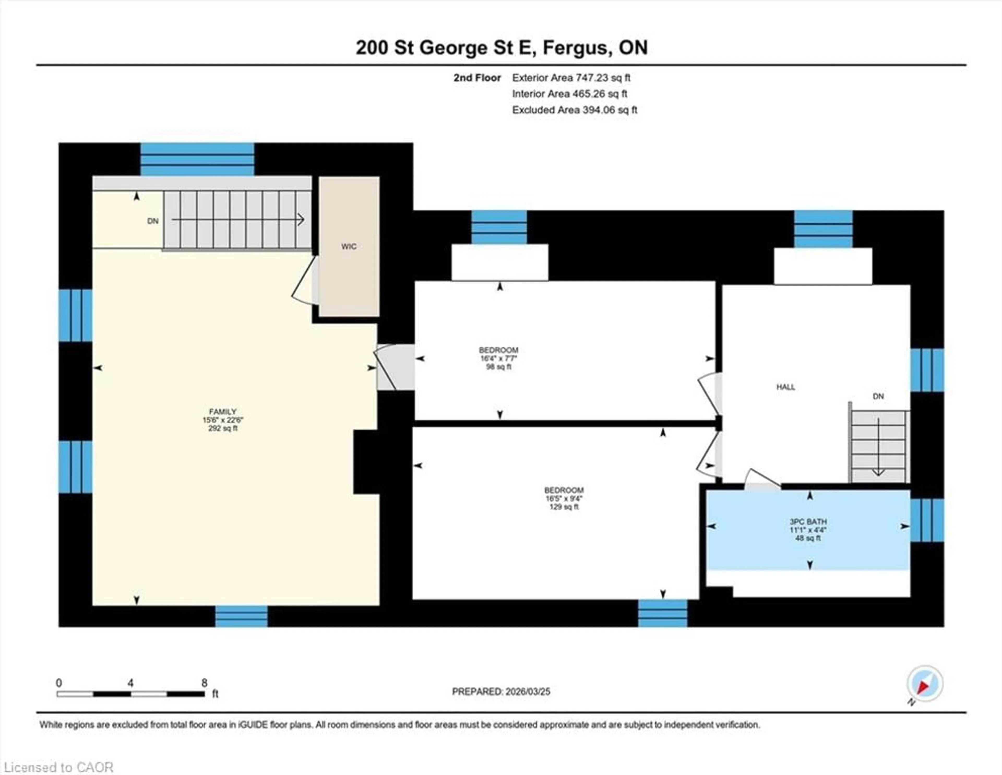 Floor plan for 200 St George St, Fergus Ontario N1M 1K4