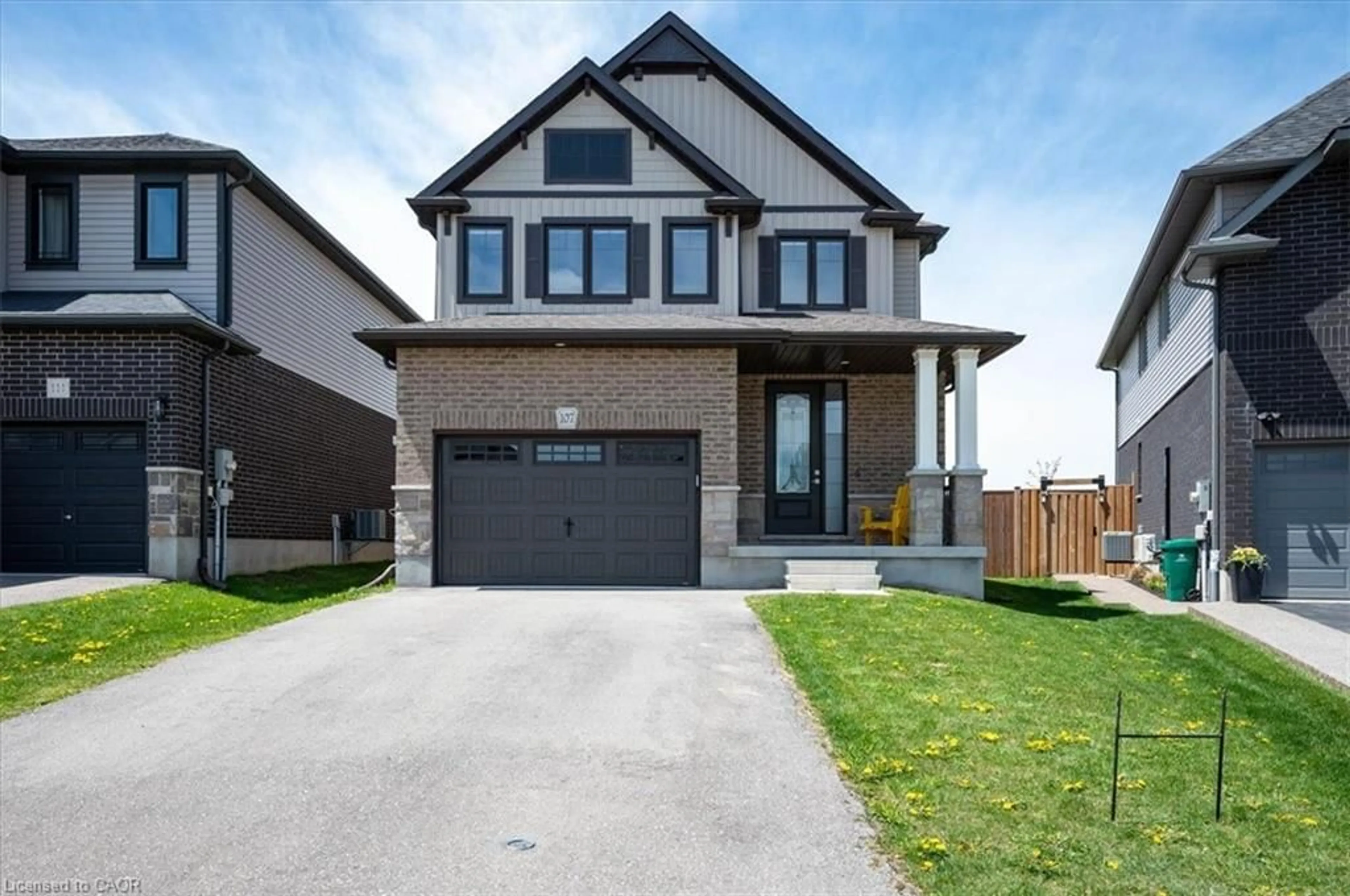 Home with brick exterior material, street for 107 Snyder Ave, Elmira Ontario N3B 0E1