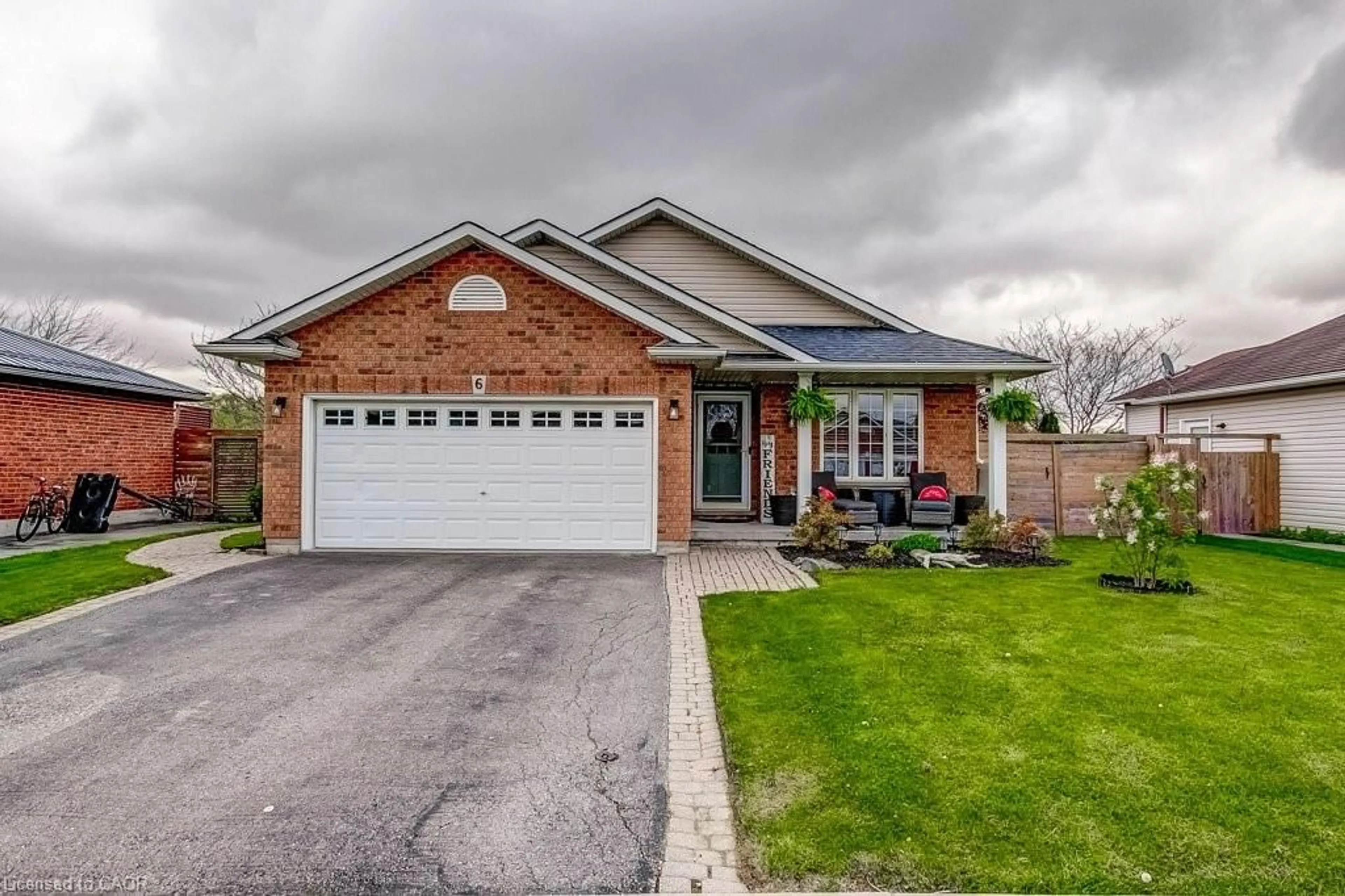 Home with brick exterior material, street for 6 Donna Dr, Hagersville Ontario N0A 1H0