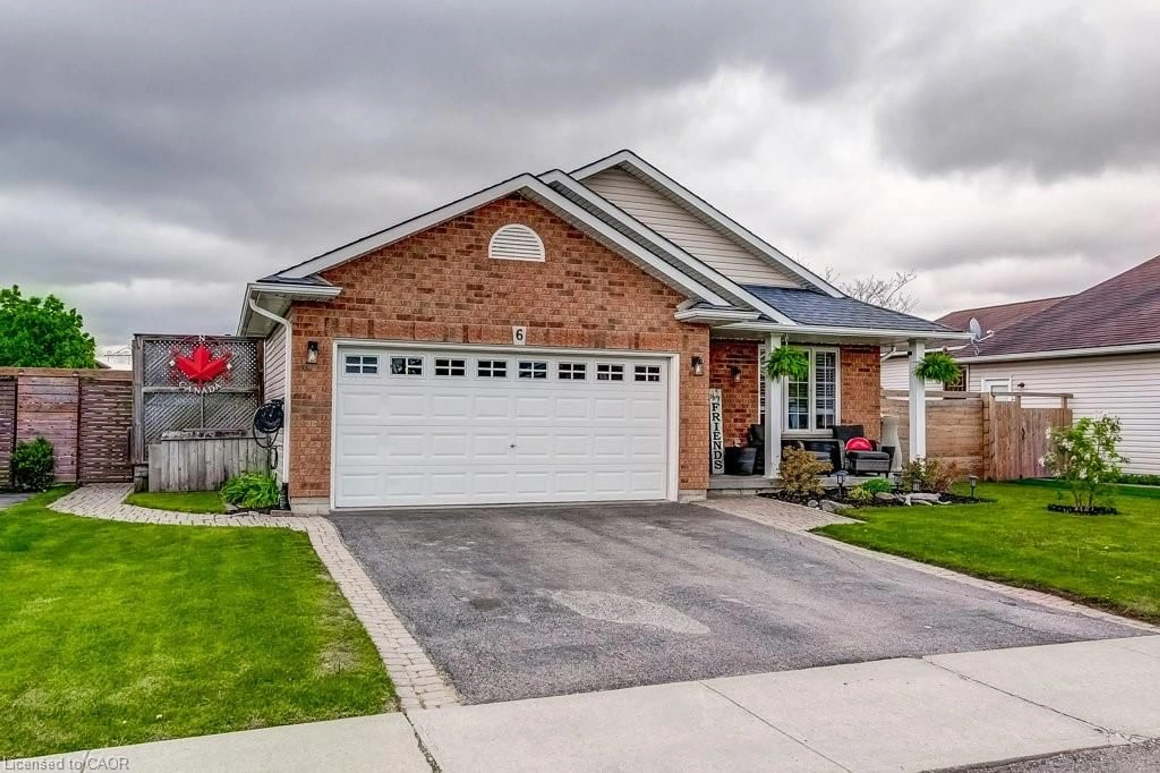 Home with brick exterior material, street for 6 Donna Dr, Hagersville Ontario N0A 1H0