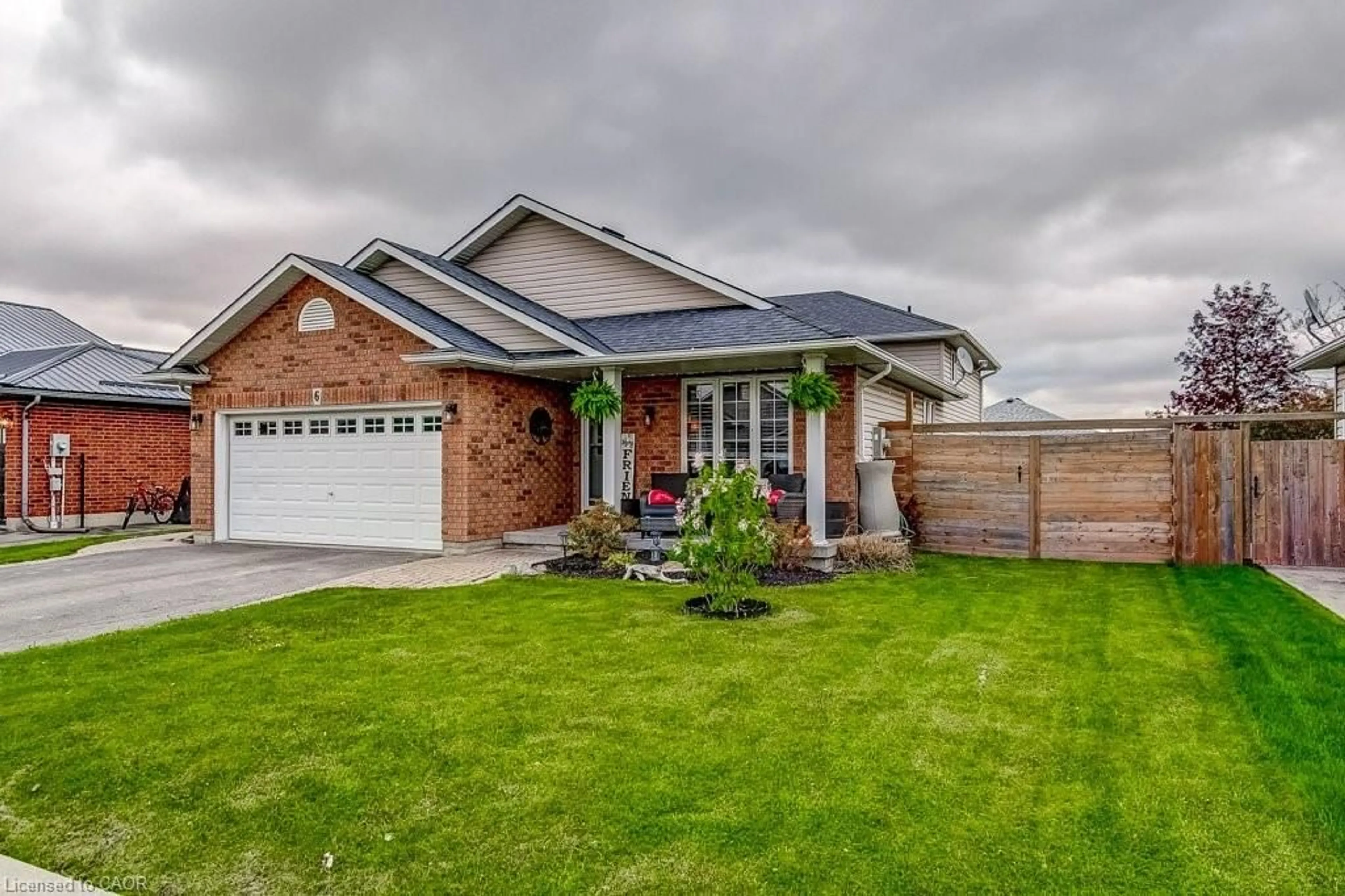 Home with brick exterior material, street for 6 Donna Dr, Hagersville Ontario N0A 1H0