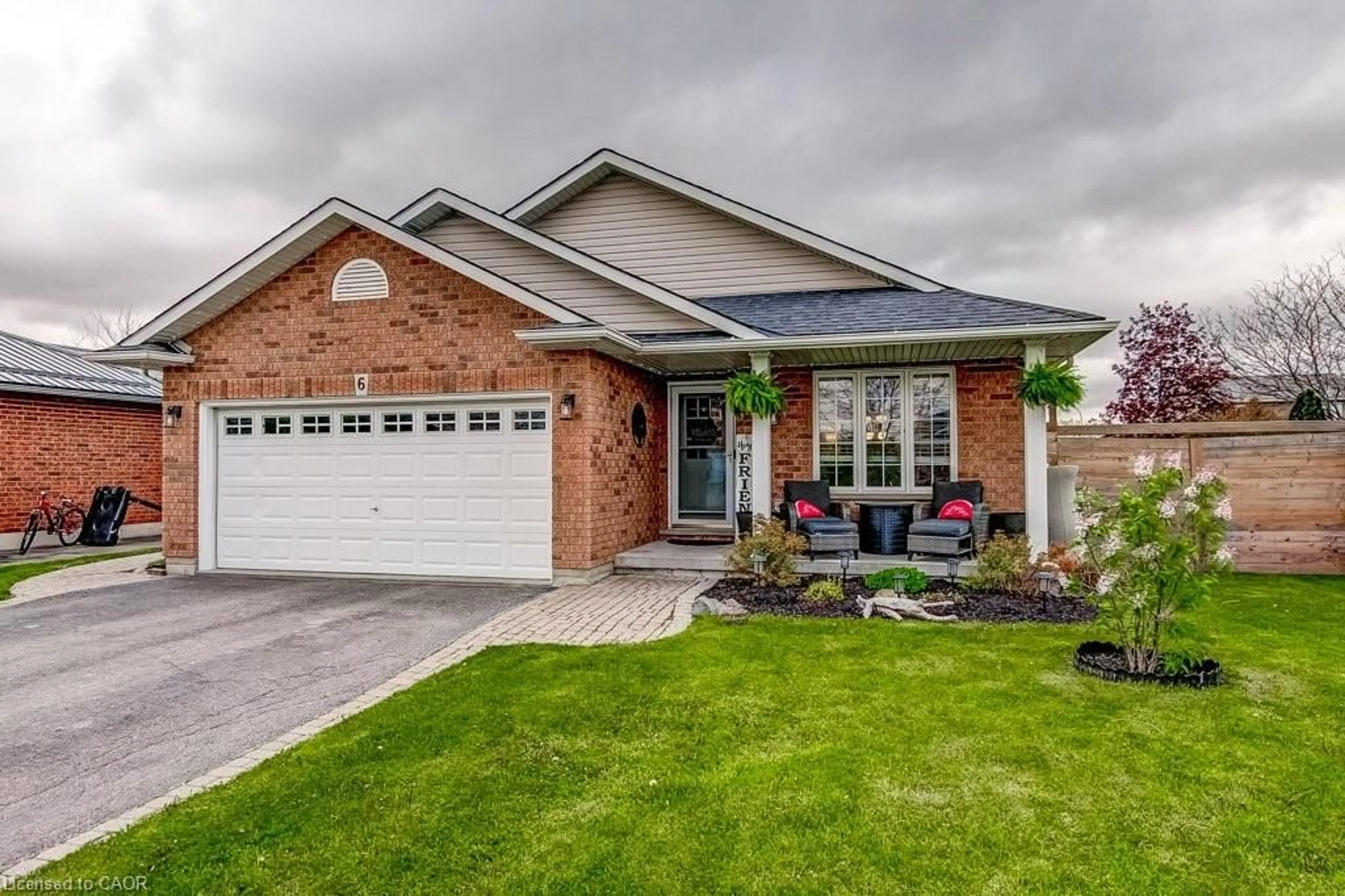 Home with brick exterior material, street for 6 Donna Dr, Hagersville Ontario N0A 1H0